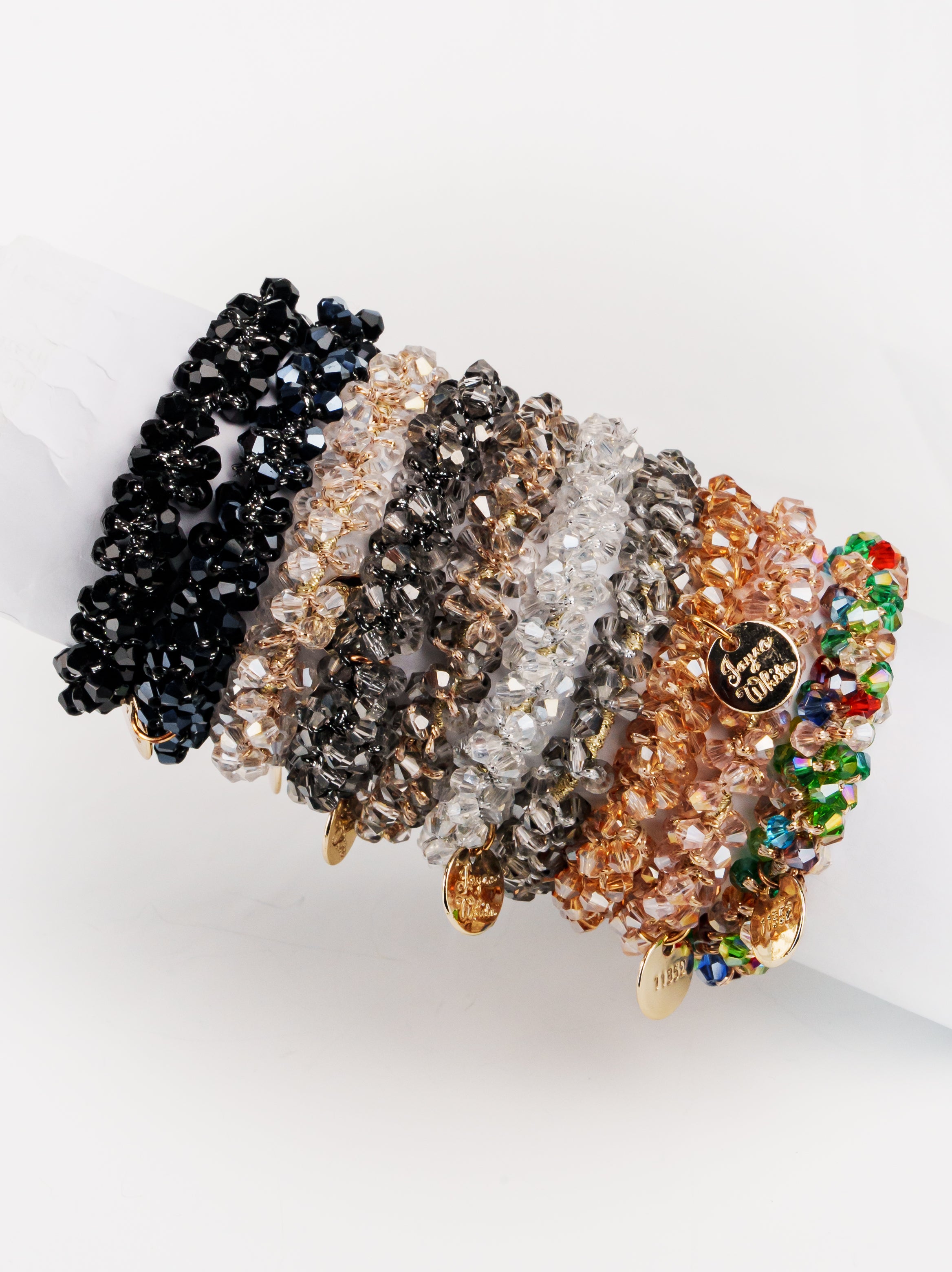 Crystal Bead Hair Tie Set