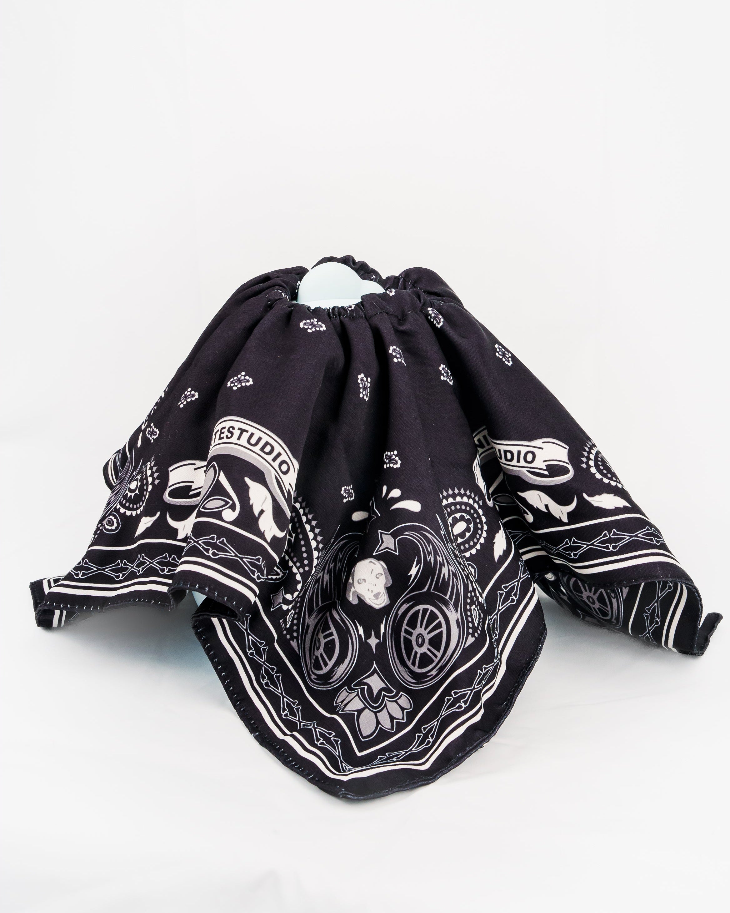 Paisley Bandana Hair Scrunchie
