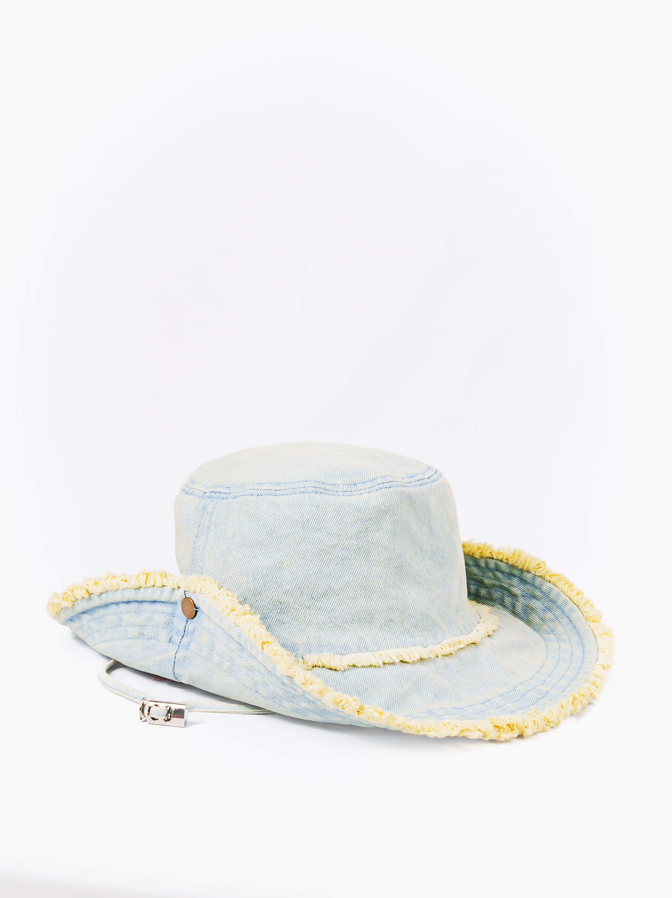 Frayed Edge Denim Sun Hat