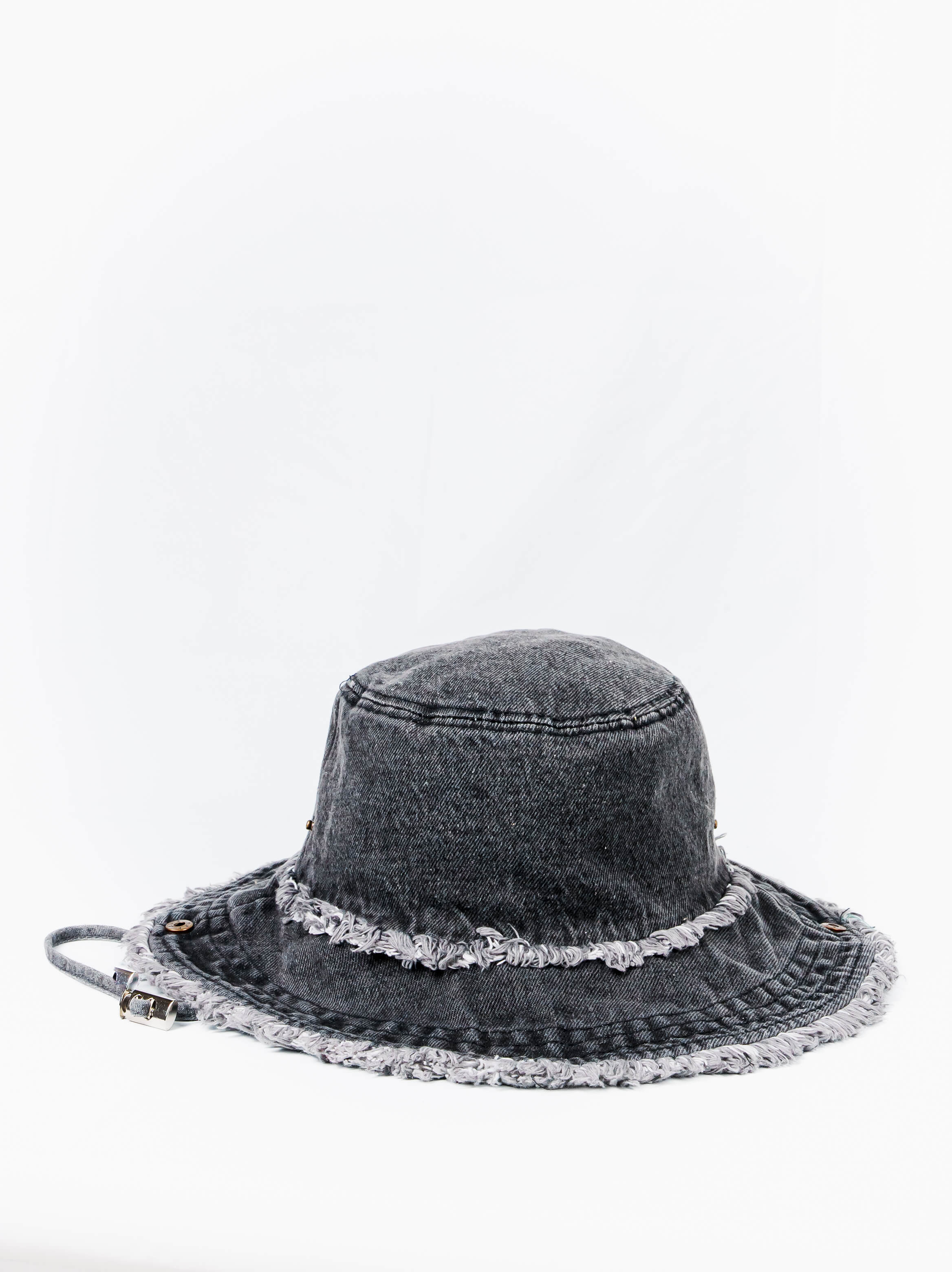 Frayed Edge Denim Sun Hat