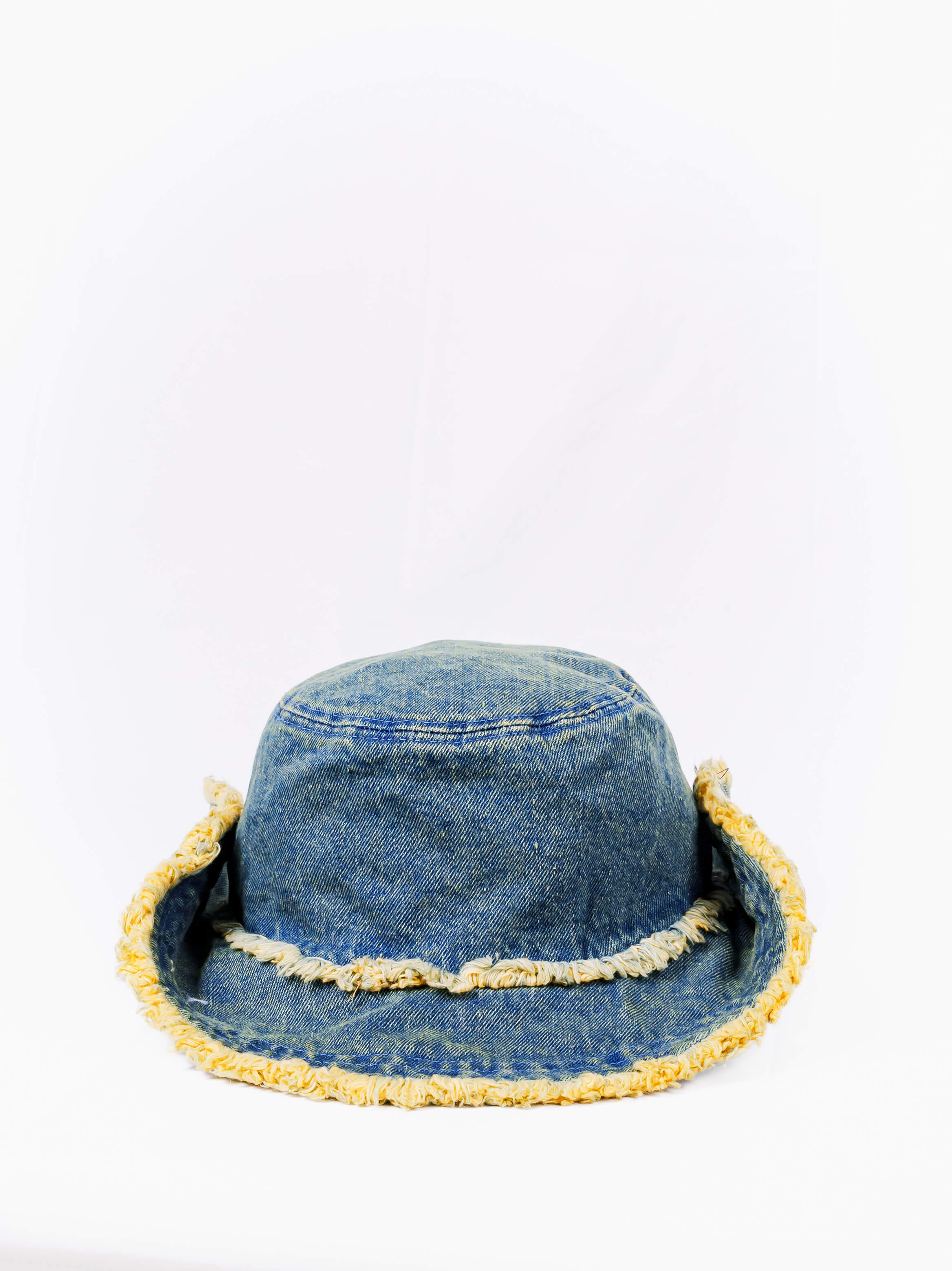 Frayed Edge Denim Sun Hat
