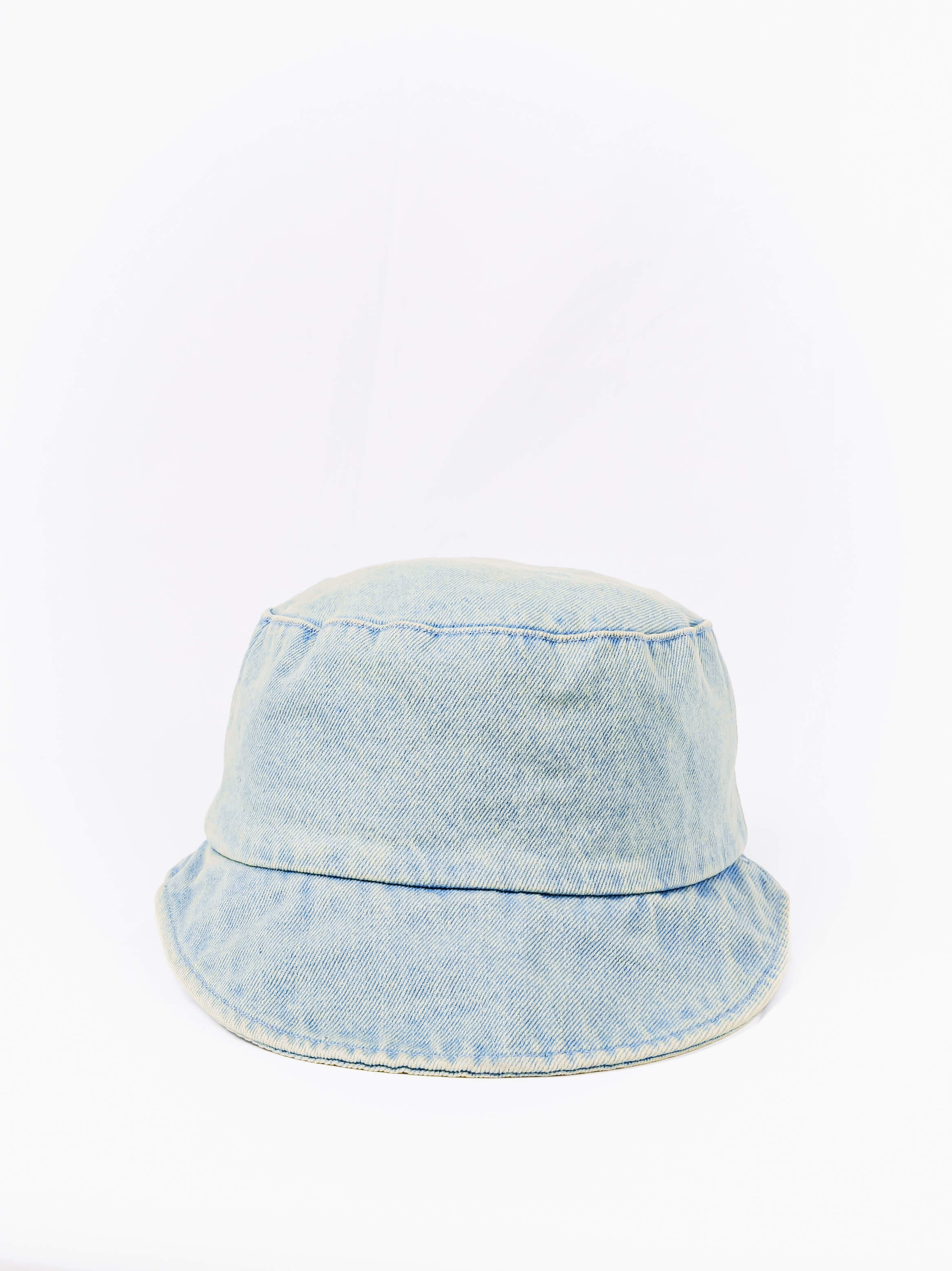 Denim Drawcord Bucket Hat