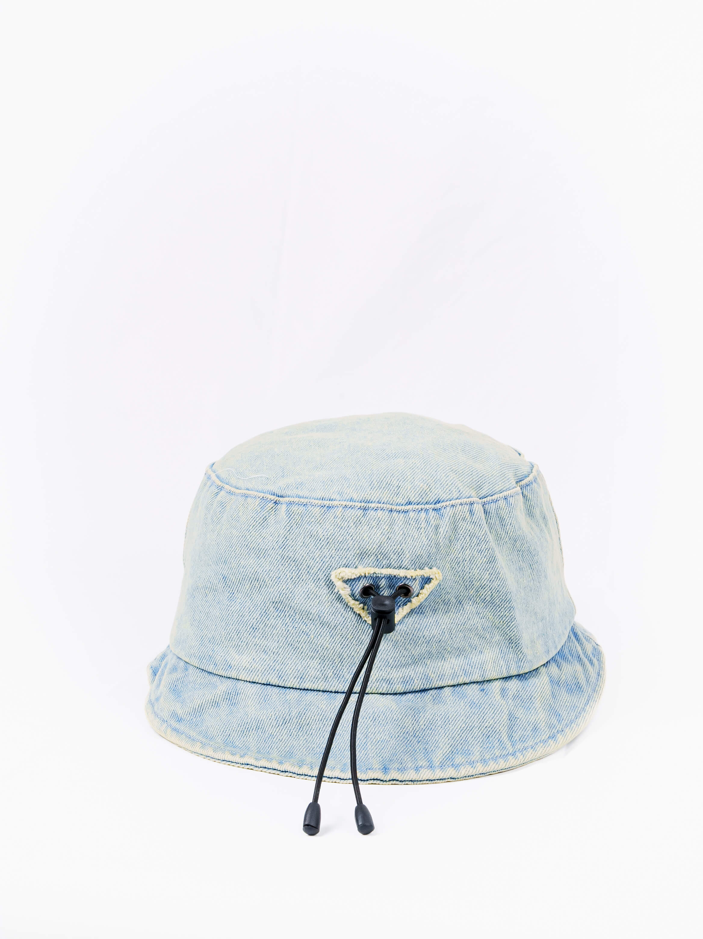 Denim Drawcord Bucket Hat