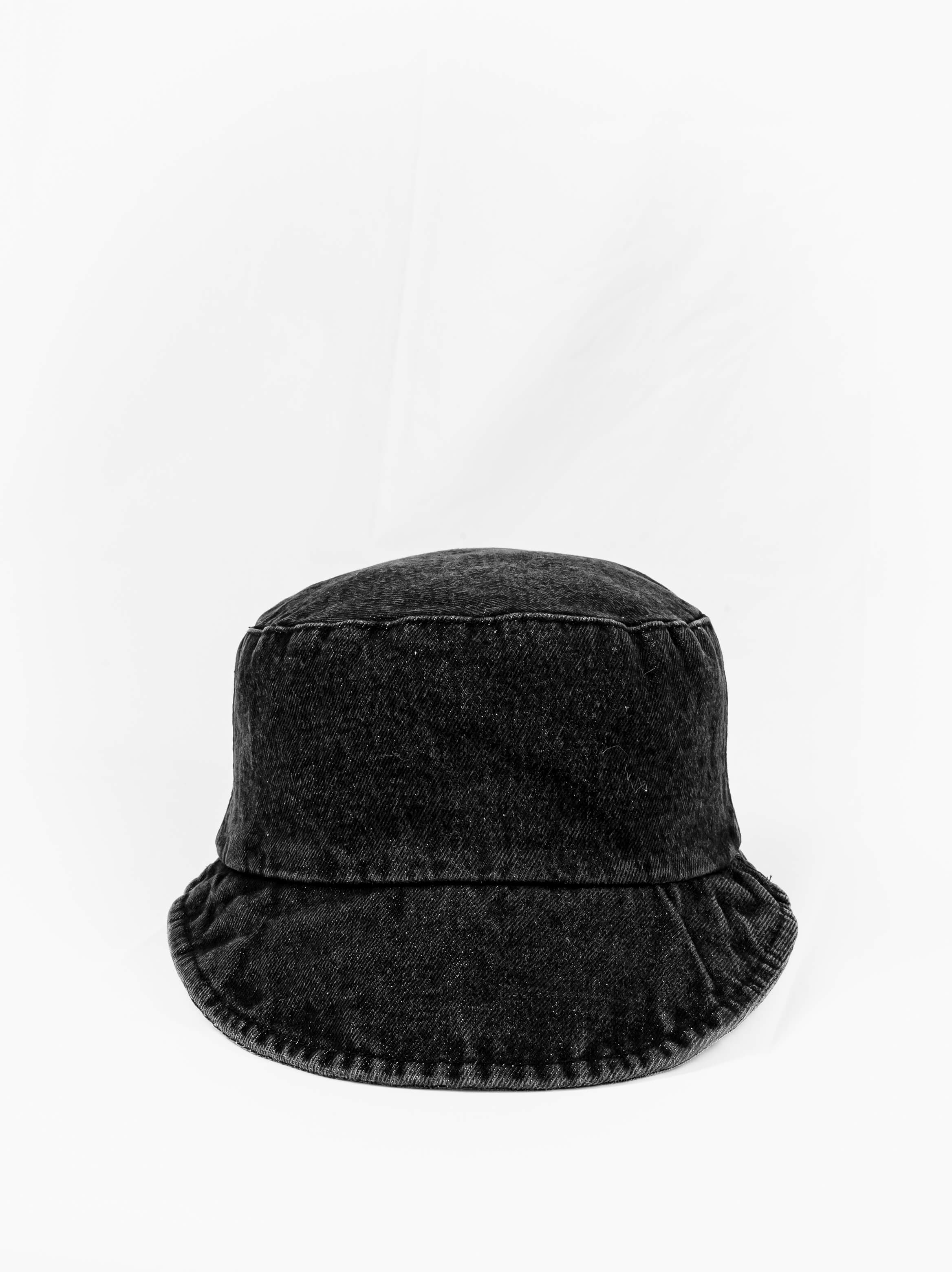 Denim Drawcord Bucket Hat