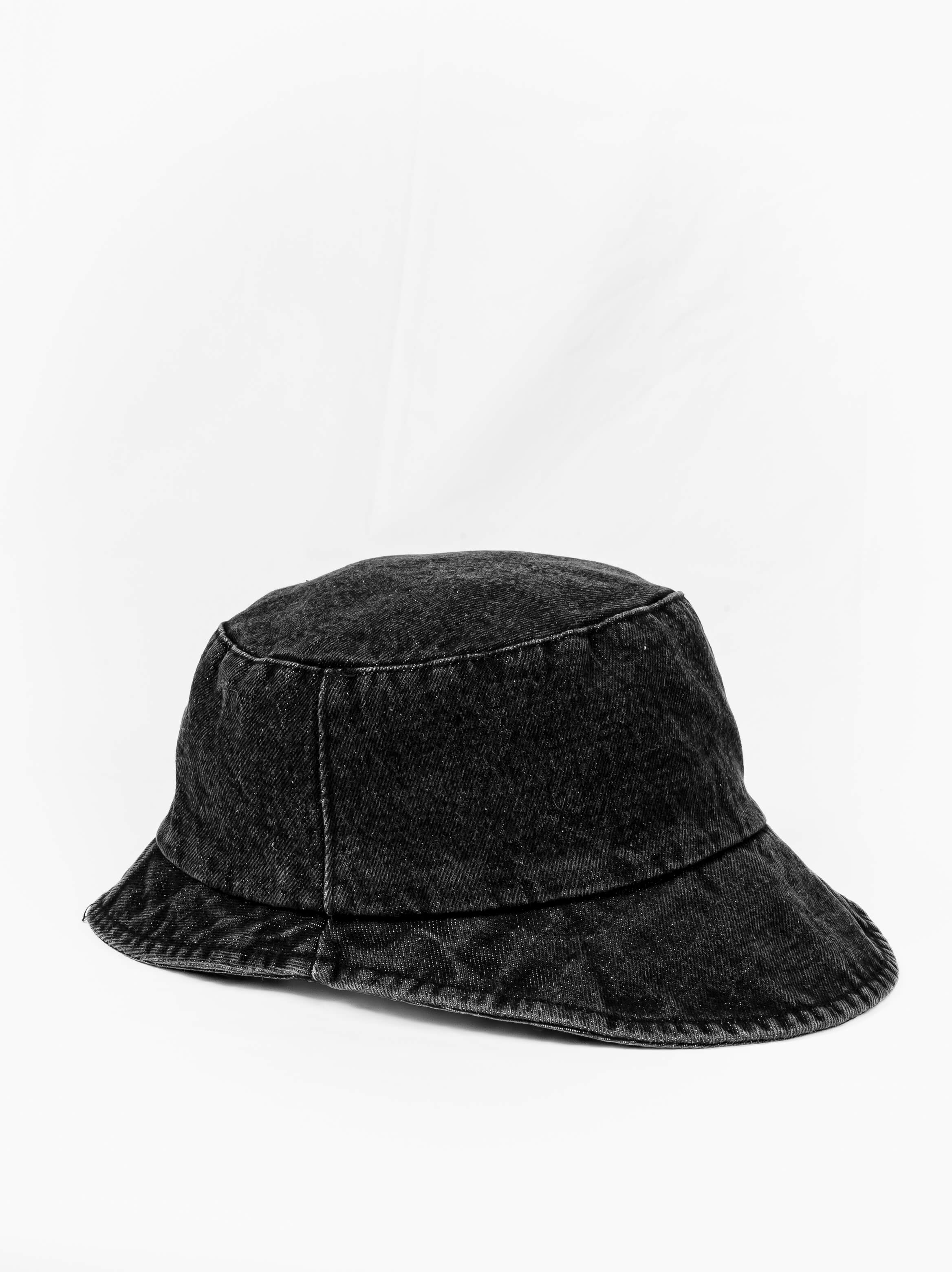 Denim Drawcord Bucket Hat