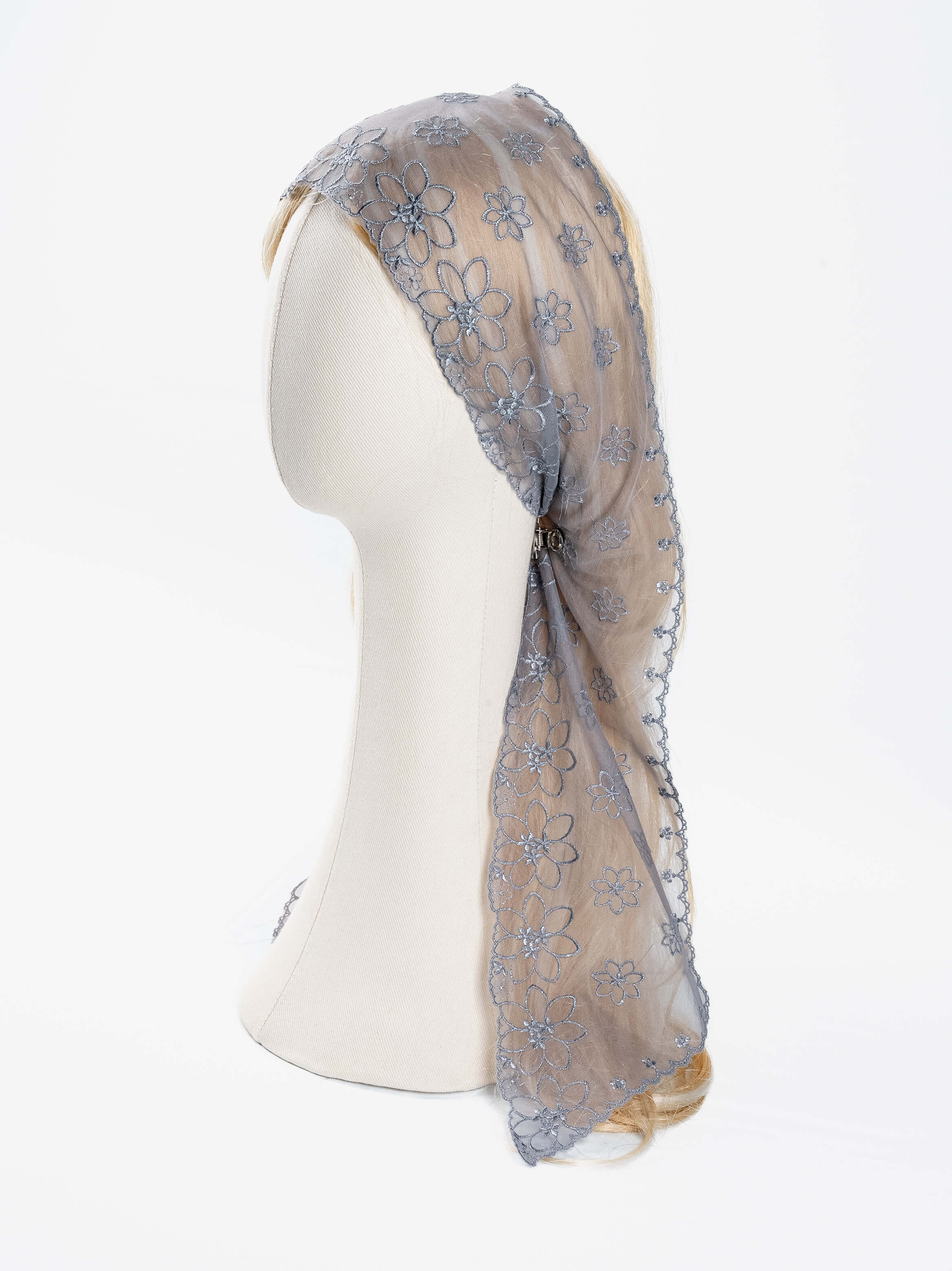 Blossom Lace Veil Scarf