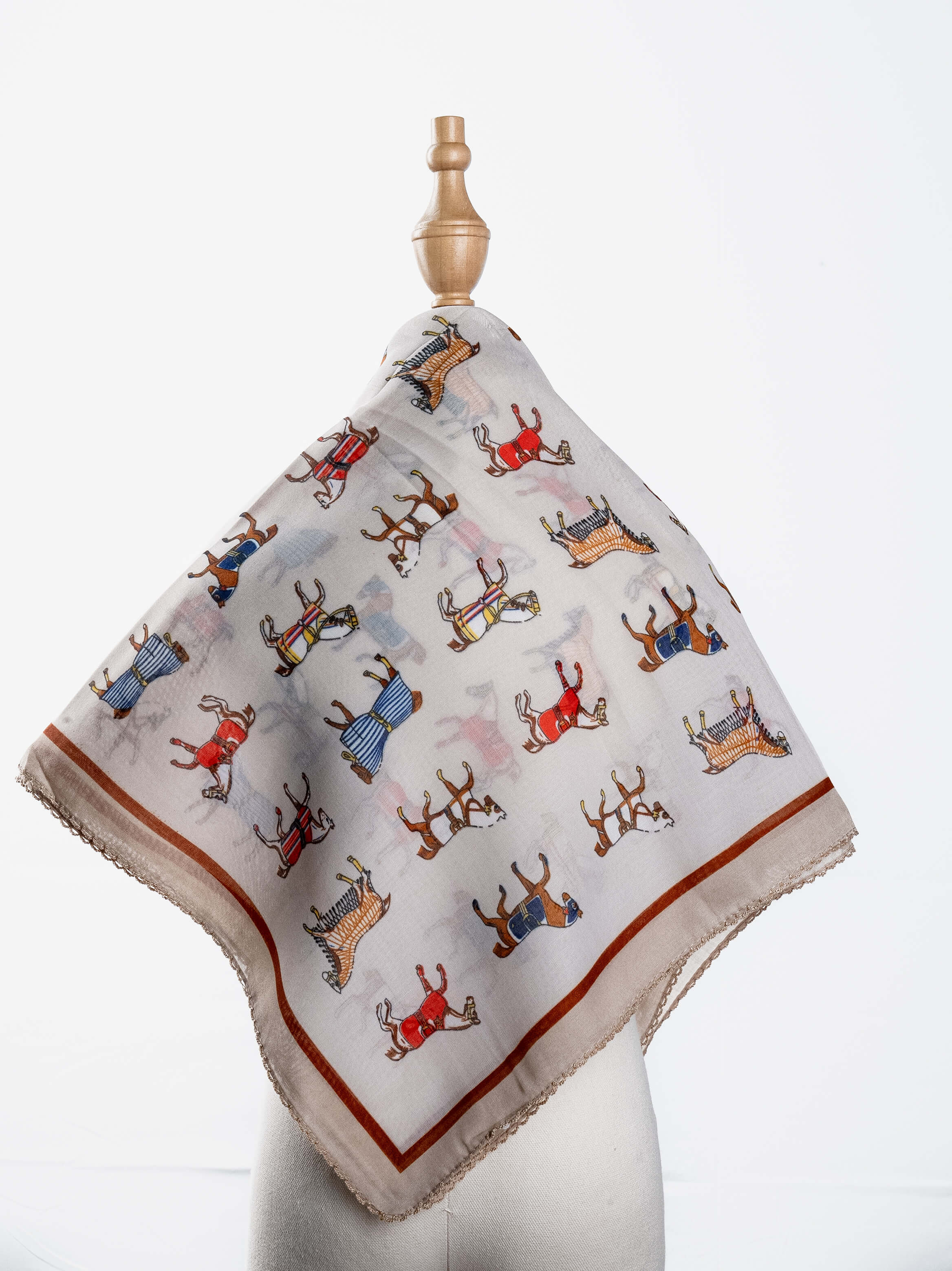 Mini Horse Parade Square Scarf