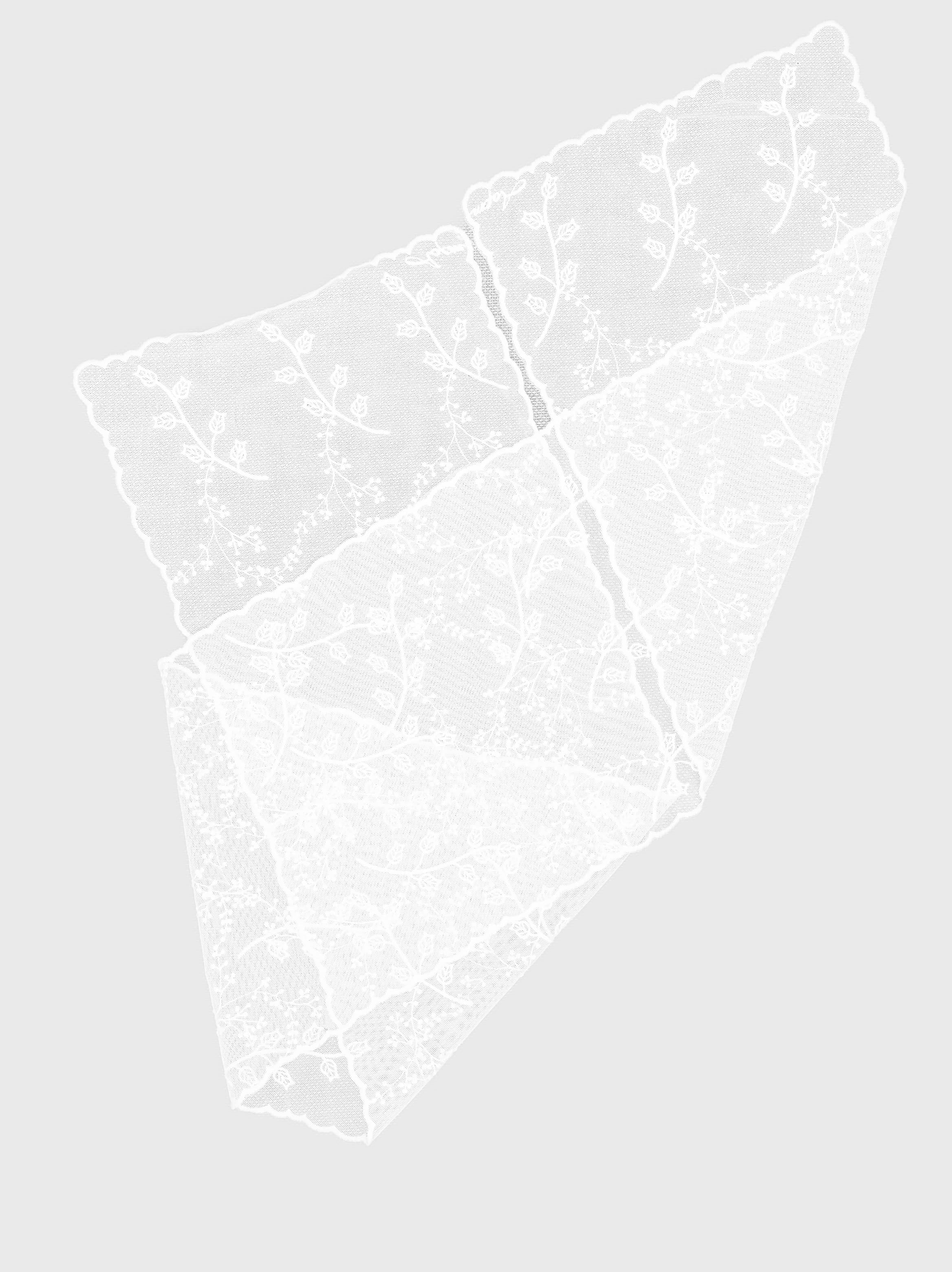 Leaf Vine Rectangular Lace Scarf