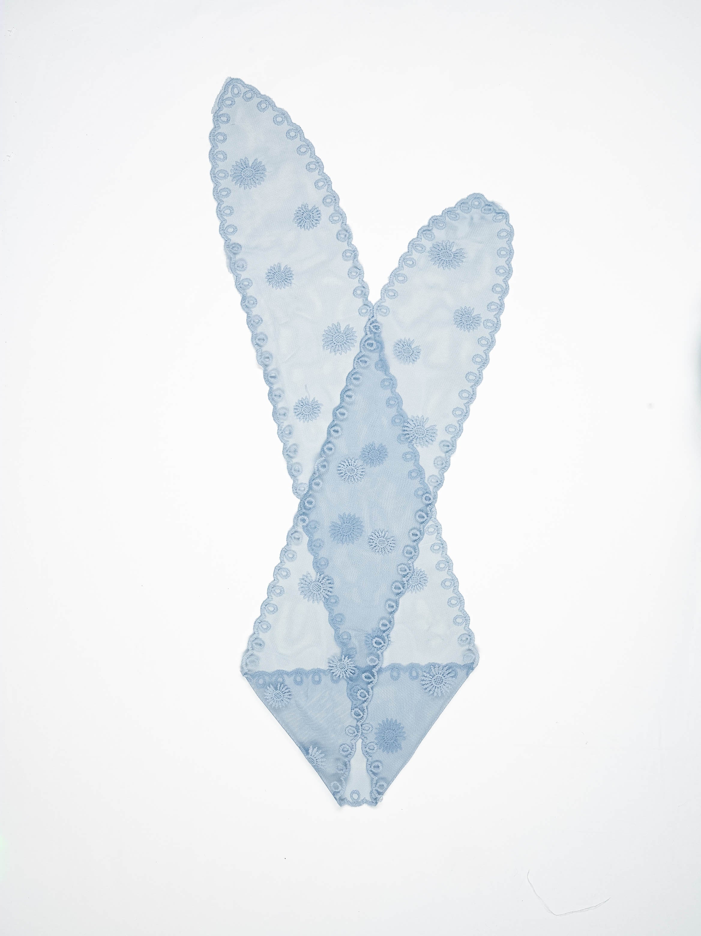 Daisy Loop Slim Veil Scarf