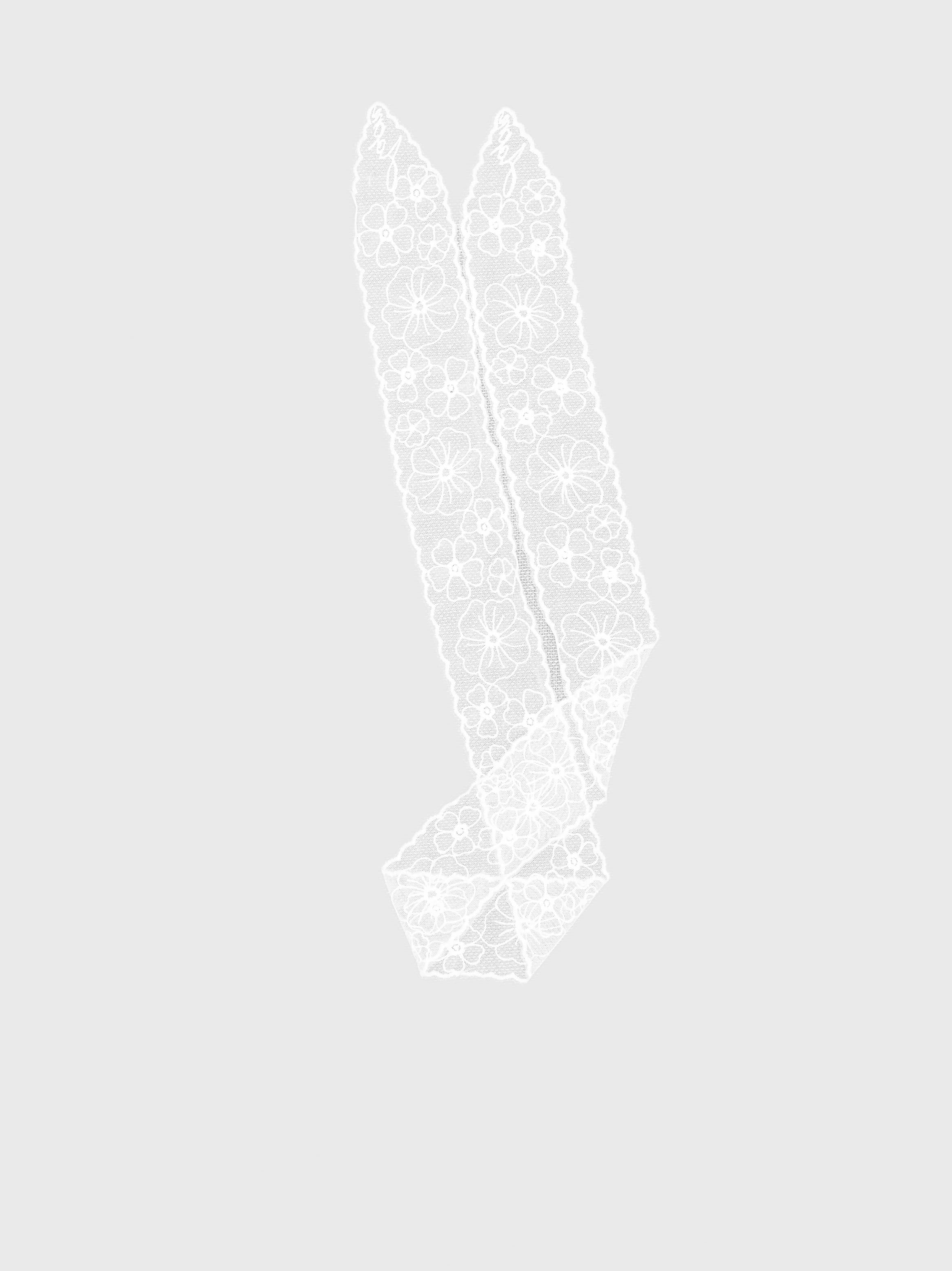 Scallop Petal Lace Veil Scarf