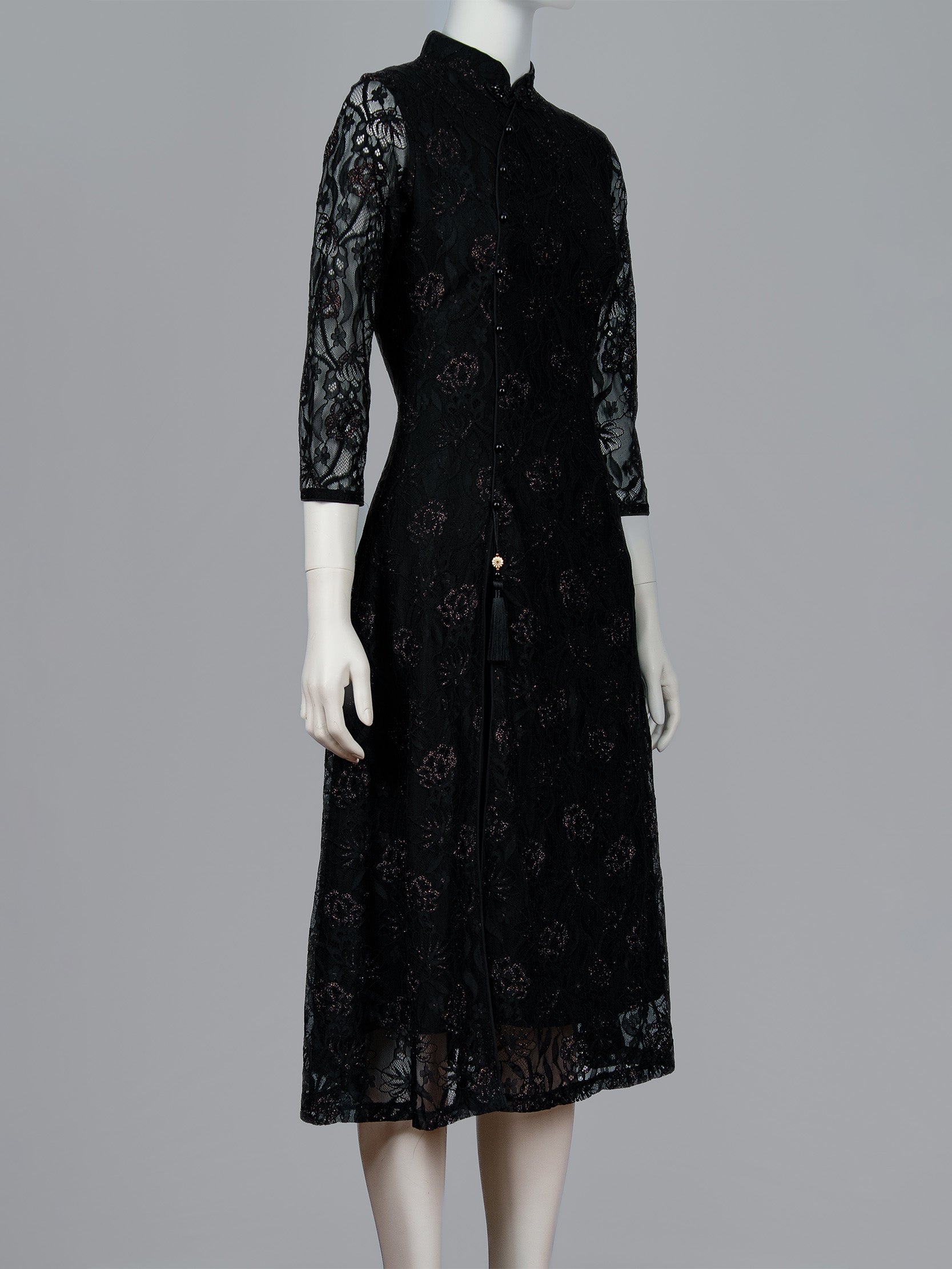 Women’s Black Lace Cheongsam