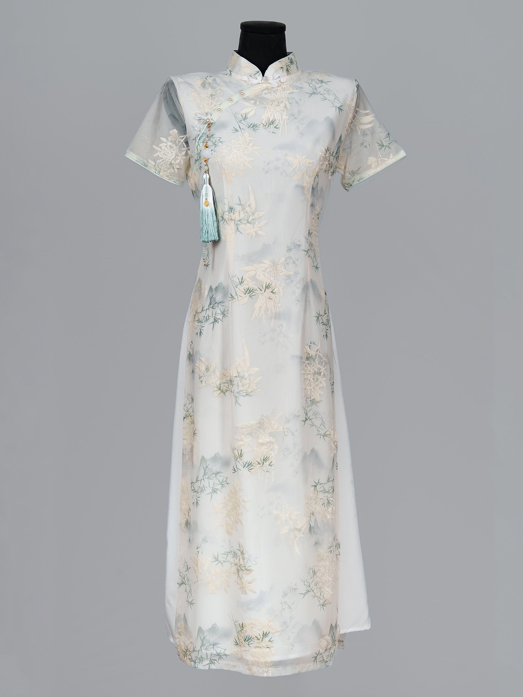 Women’s Misty Bamboo Landscape Cheongsam