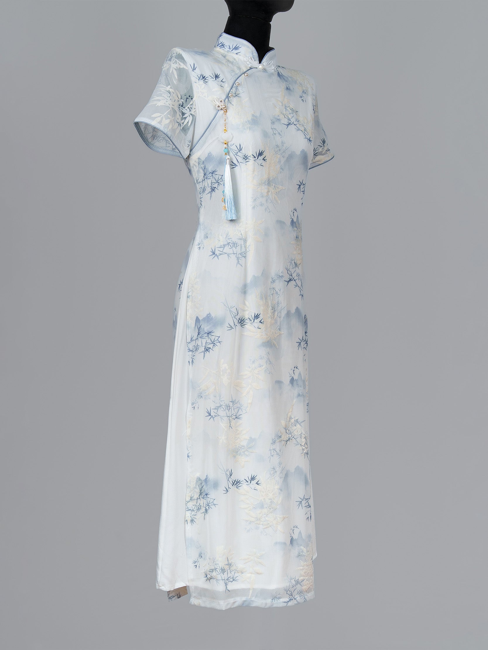 Women’s Misty Bamboo Landscape Cheongsam