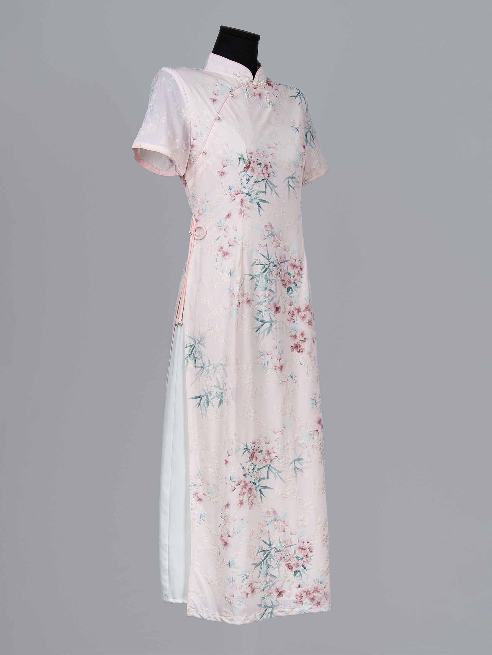 Women’s Pink Blossom Bamboo Cheongsam