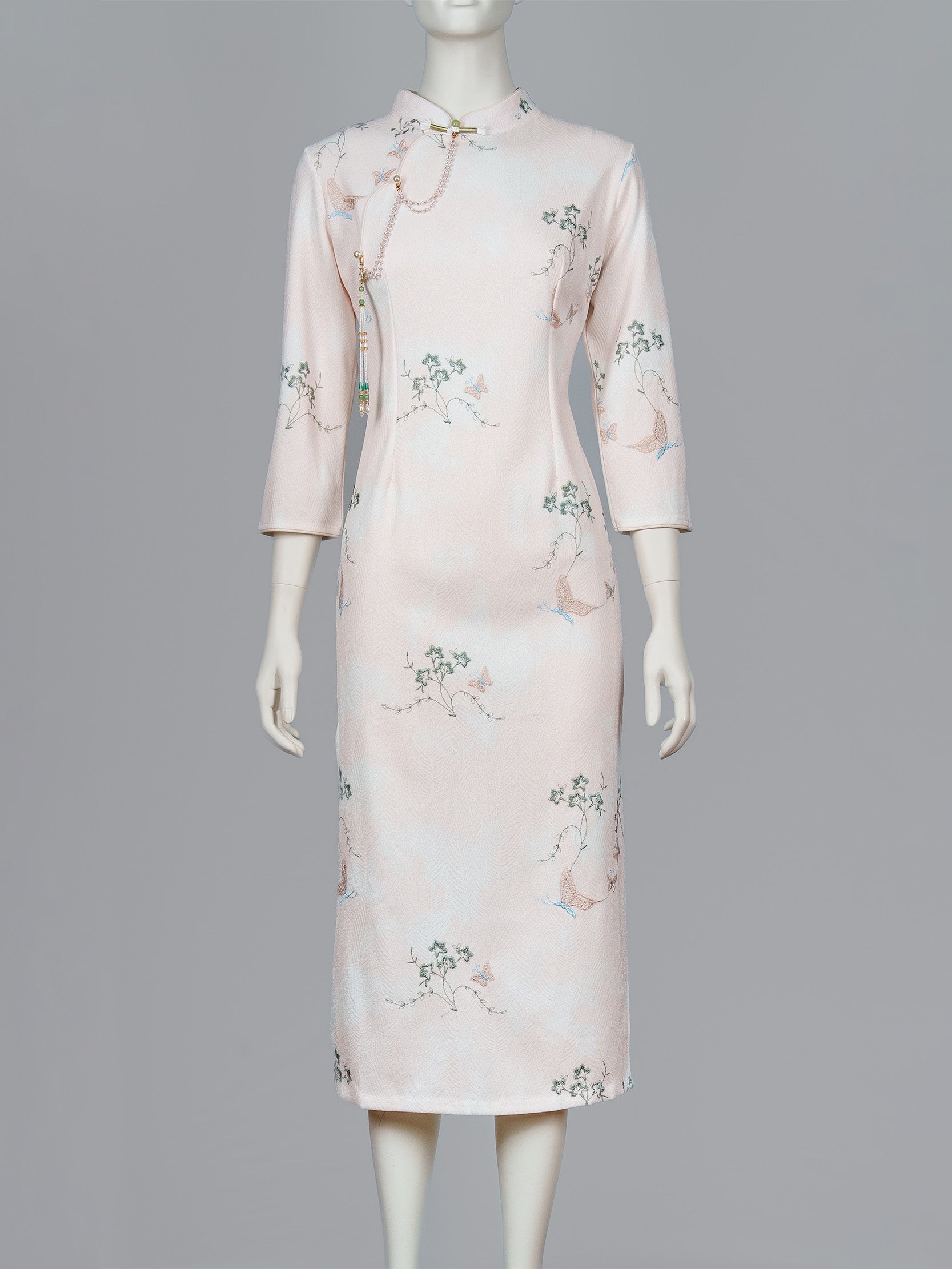 Women's Butterfly Embroidered Cheongsam