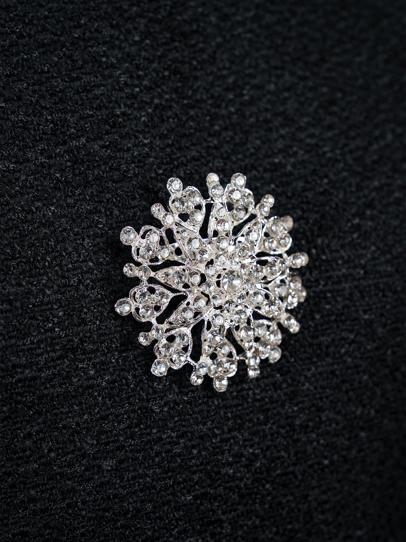 Beaded Trim Tweed Mini Dress