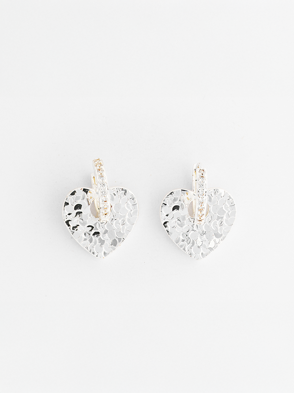 Reversible Heart Drop Hook Earrings