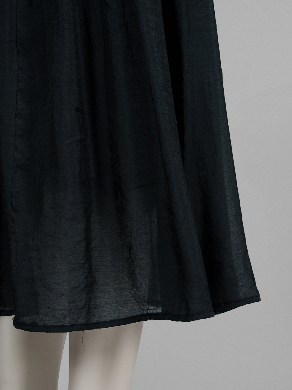 Lightweight Gathered Midi Skirt