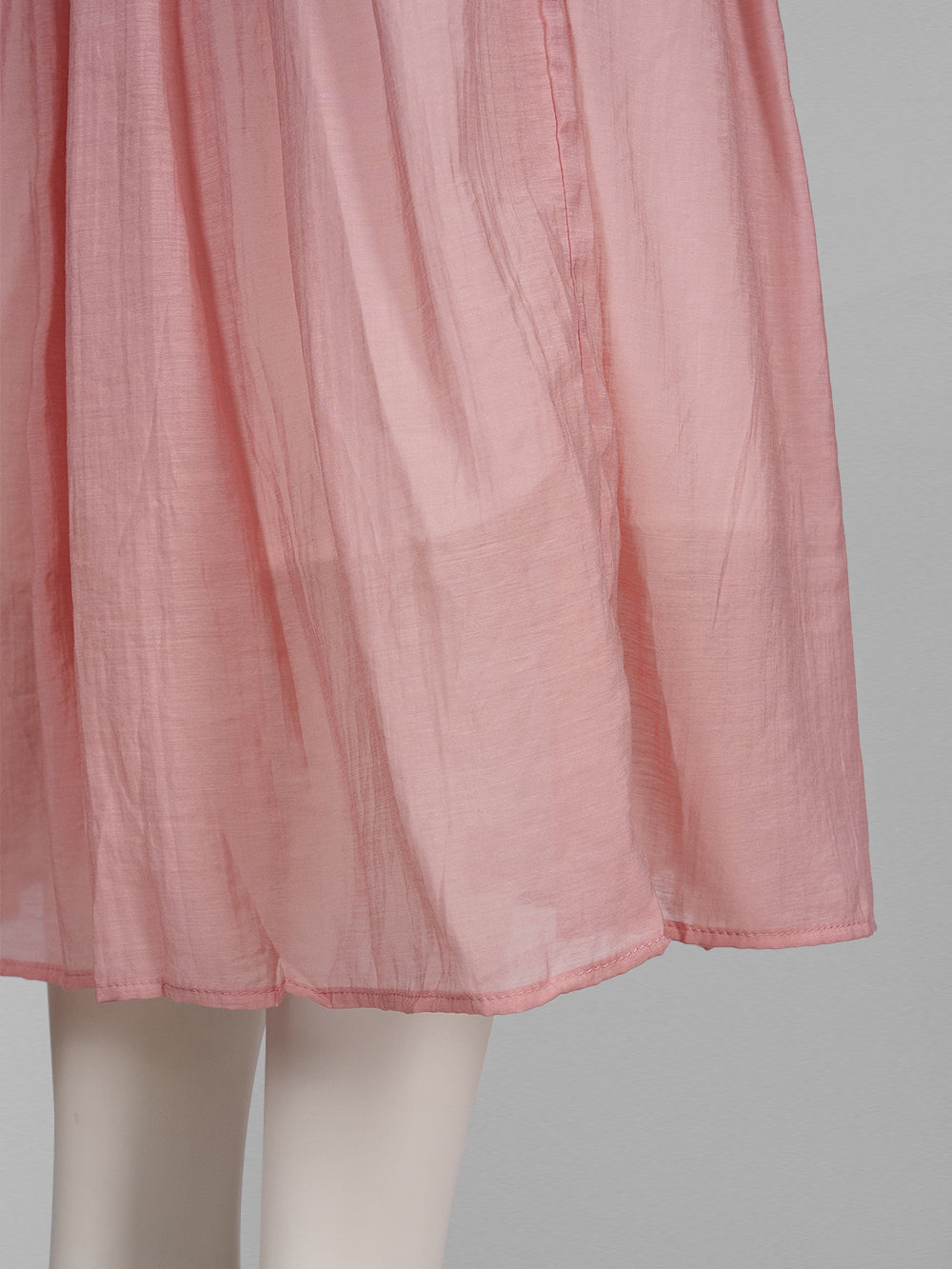 Lightweight Gathered Midi Skirt