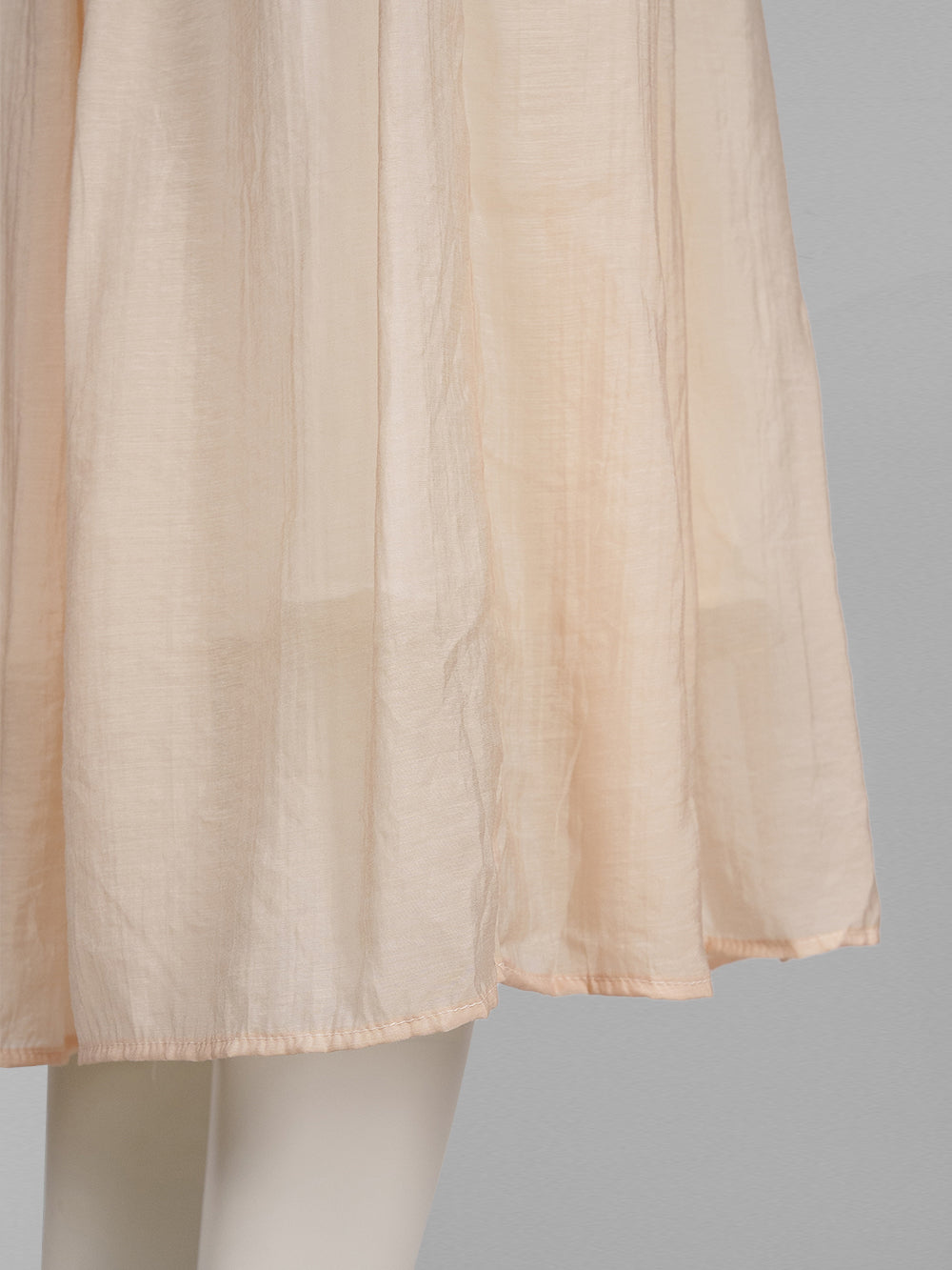 Lightweight Gathered Midi Skirt