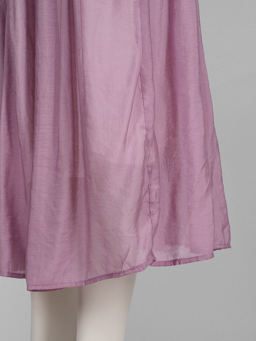 Lightweight Gathered Midi Skirt