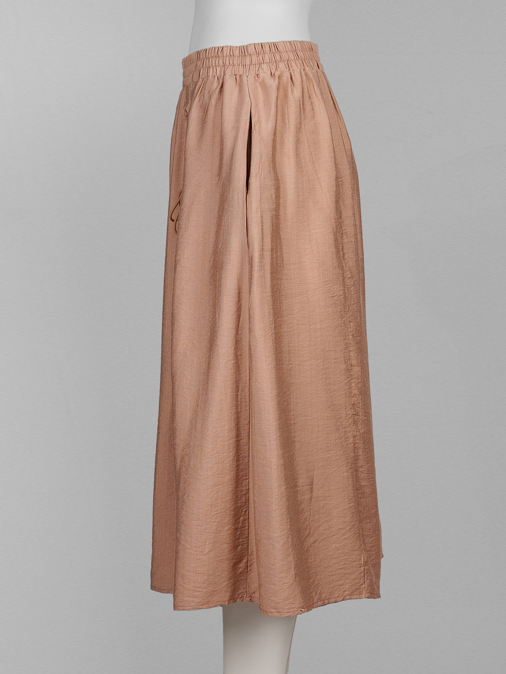 Front Lace-Up Wide-Leg Pants
