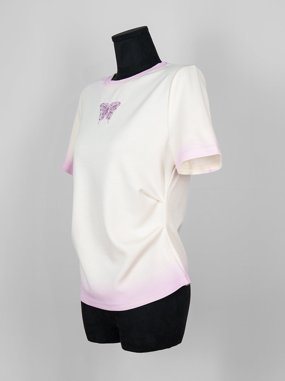 Butterfly Accent Gradient Tee