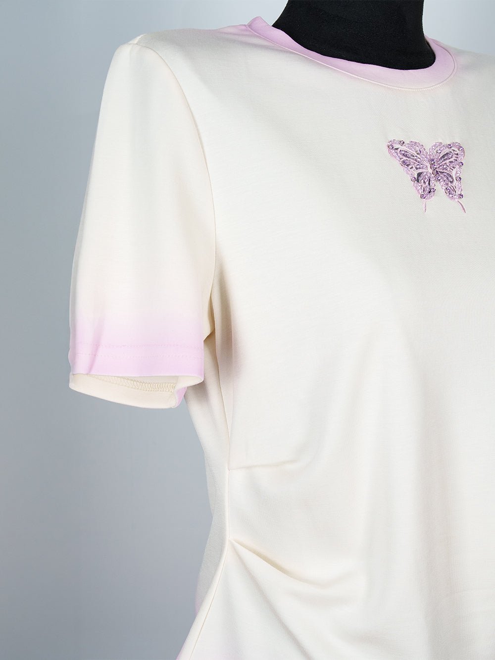 Butterfly Accent Gradient Tee