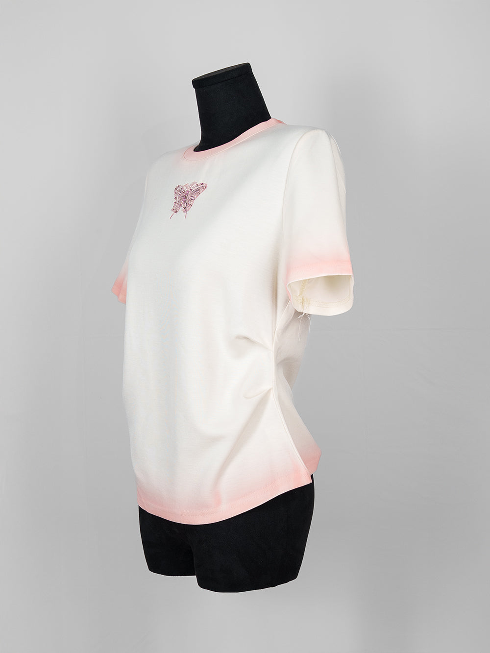 Butterfly Accent Gradient Tee