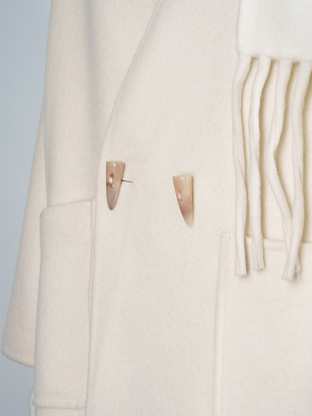 Vinie Wool Coat with Scarf