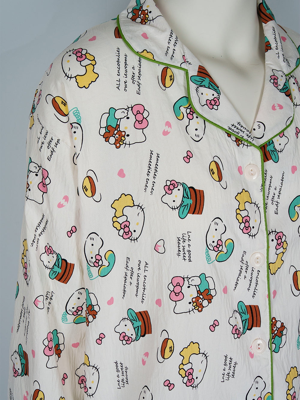 Cartoon Cat Pyjama Set