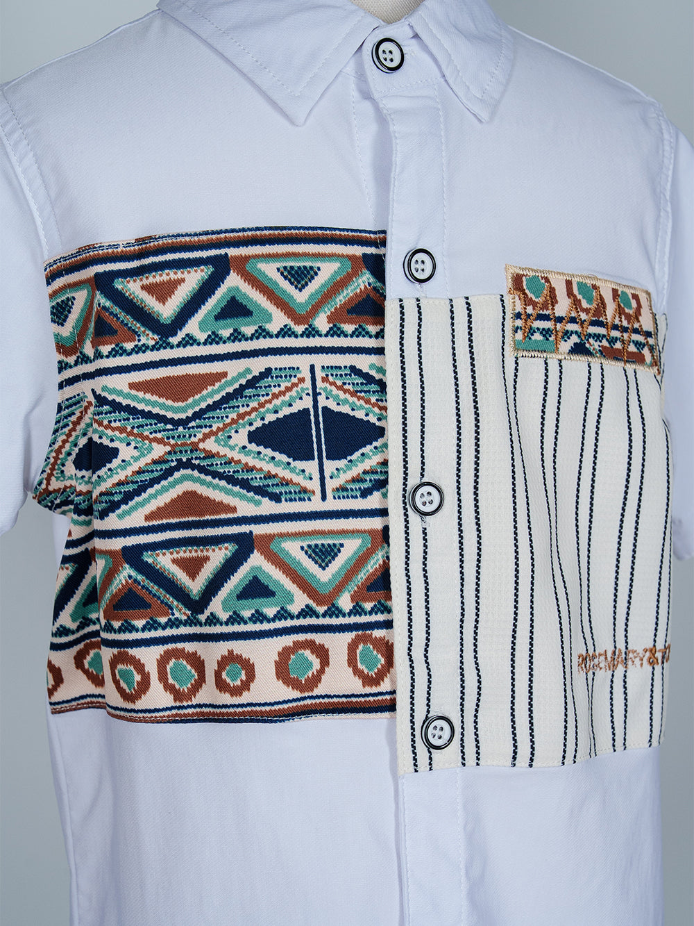 Patterned Short Sleeve Shirt