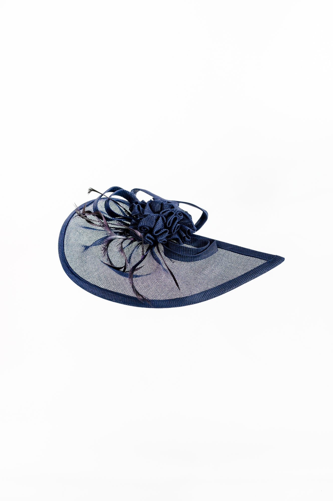 Rosette Whirl Fascinator Hat