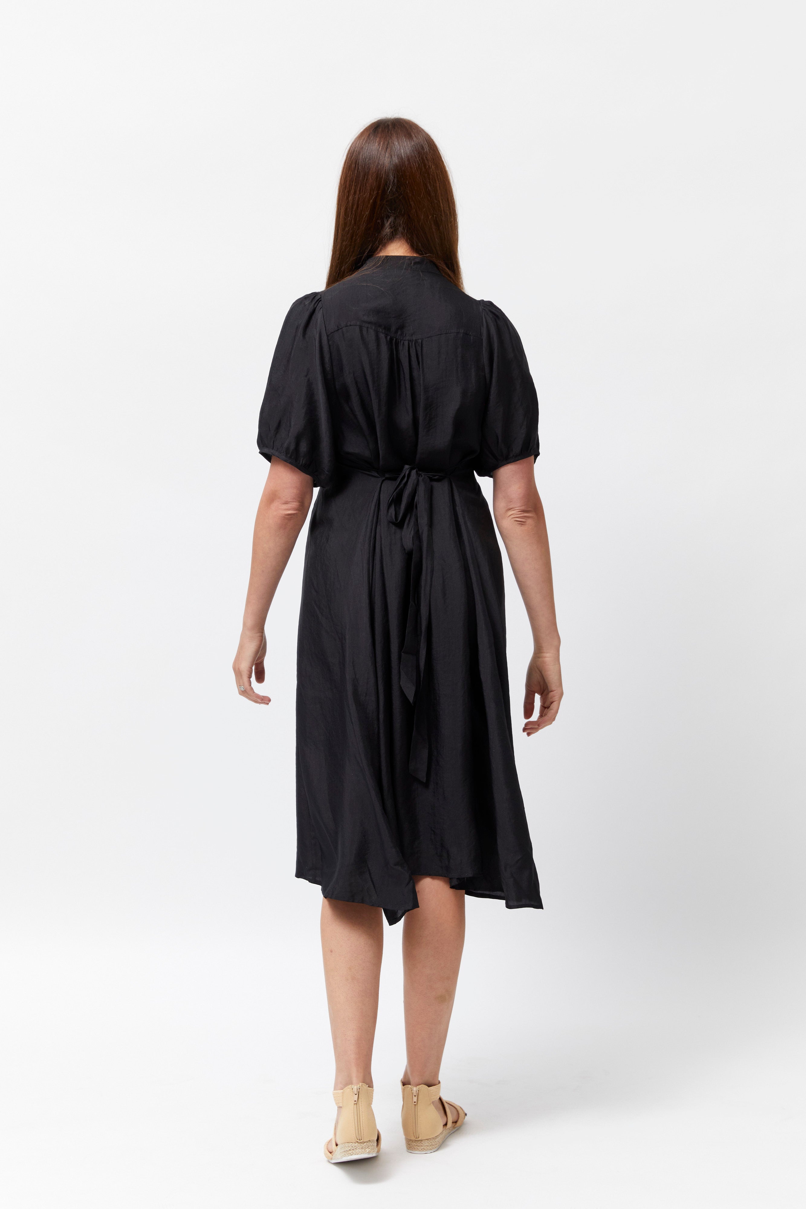 Women's Smocking Dress (Black)