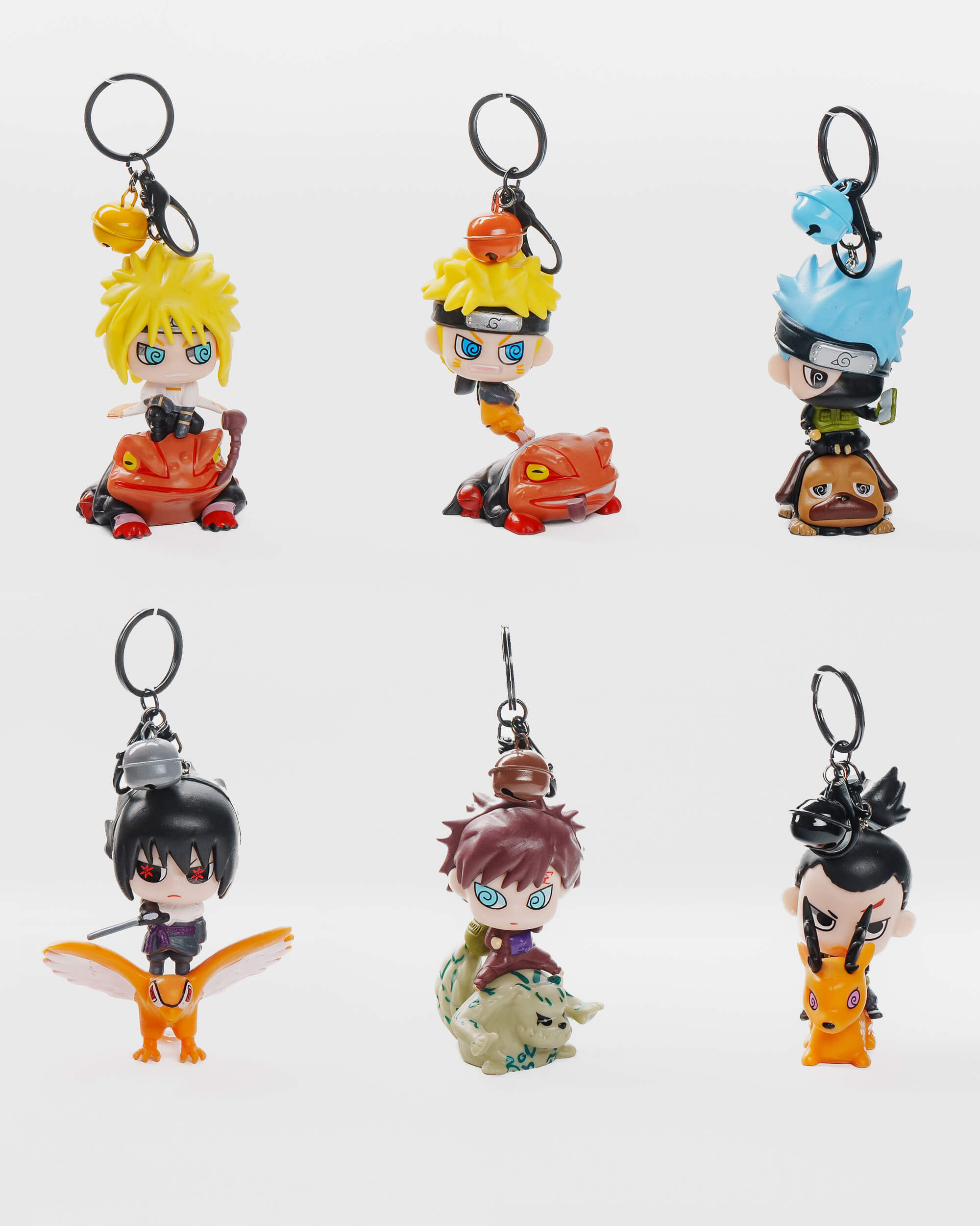 Naruto Summon Beast Keychain Set (6 pcs)