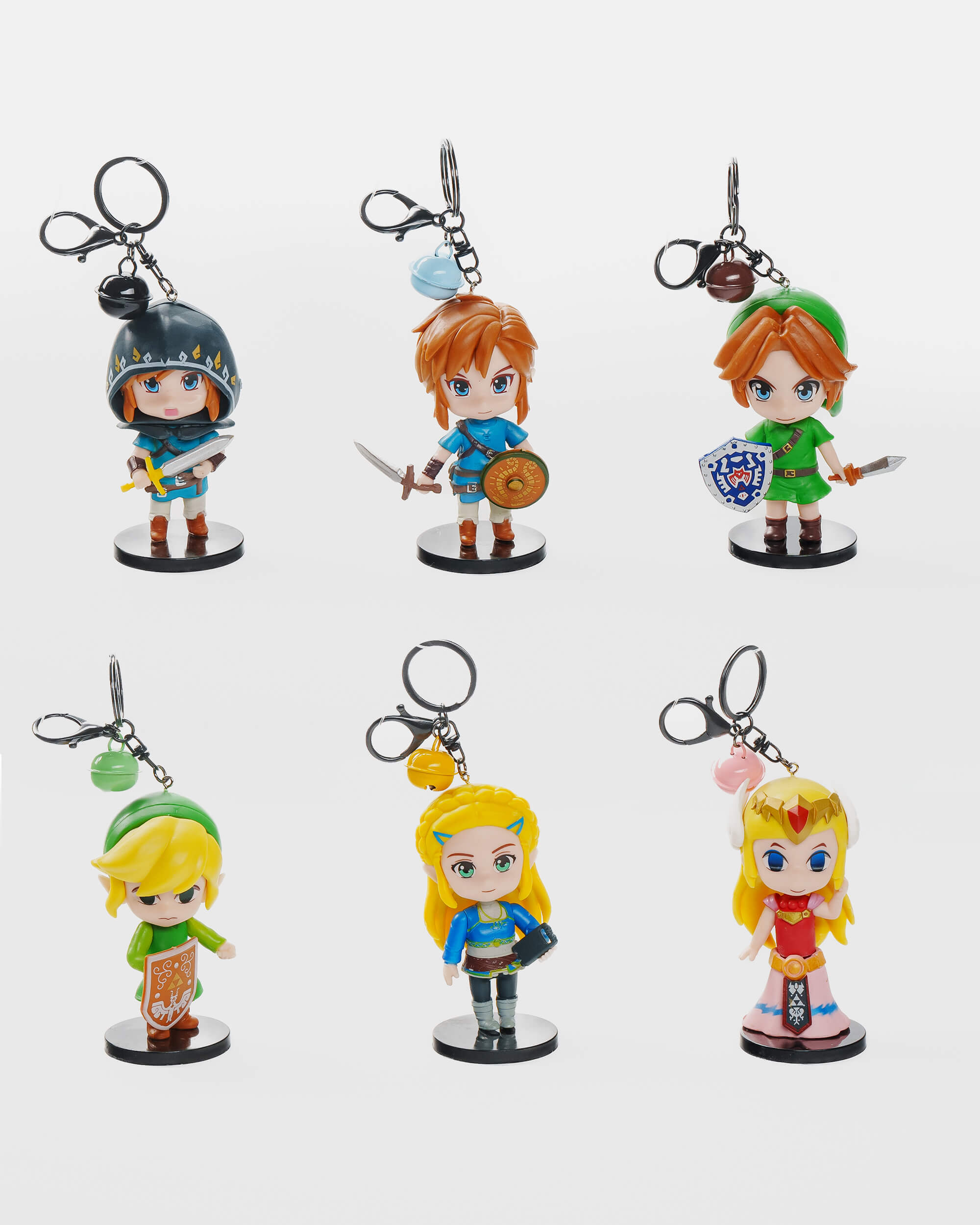 Legend of Zelda Keychain Set (6 pcs)