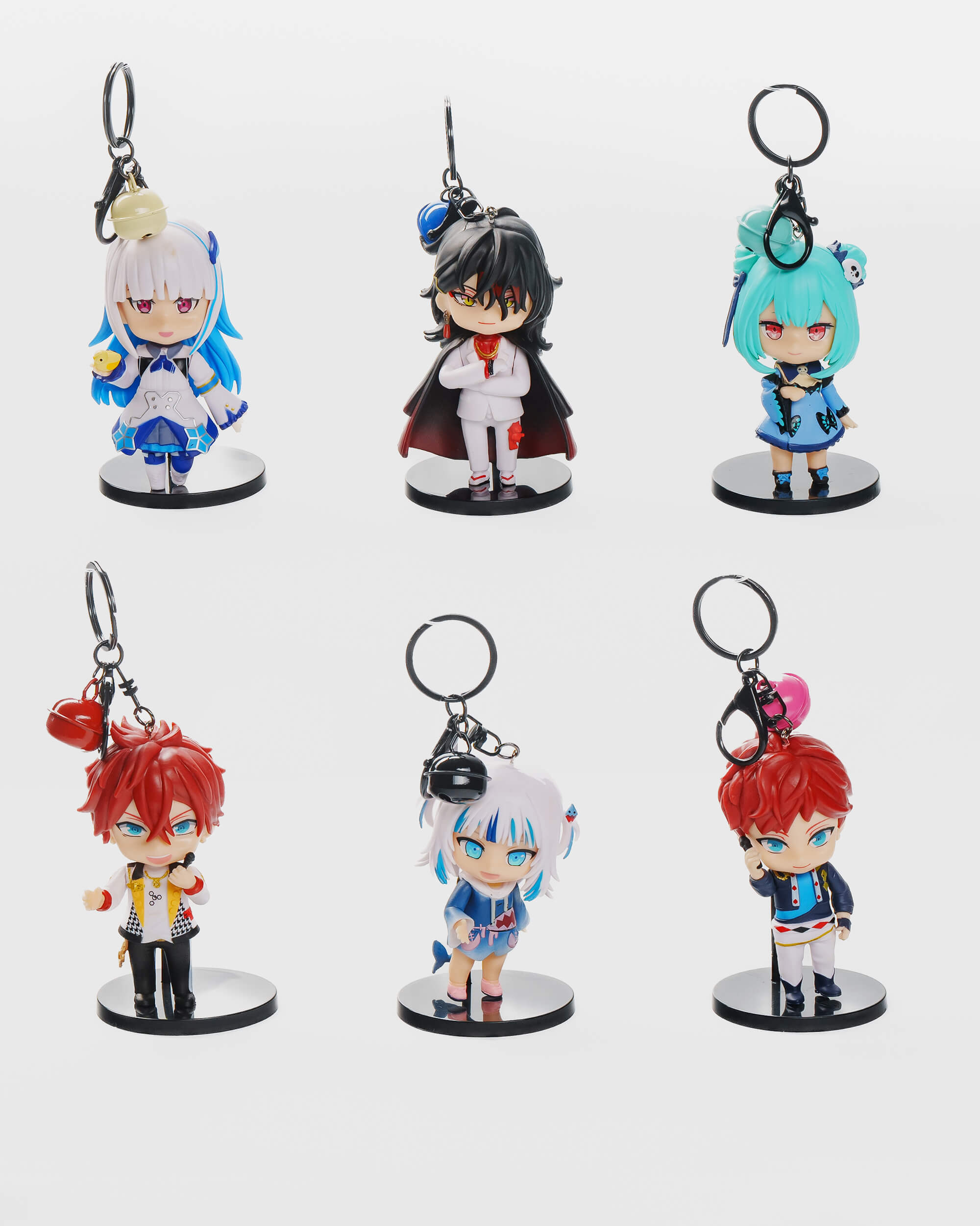 Idol and Fantasy Keychain Set (6 pcs)