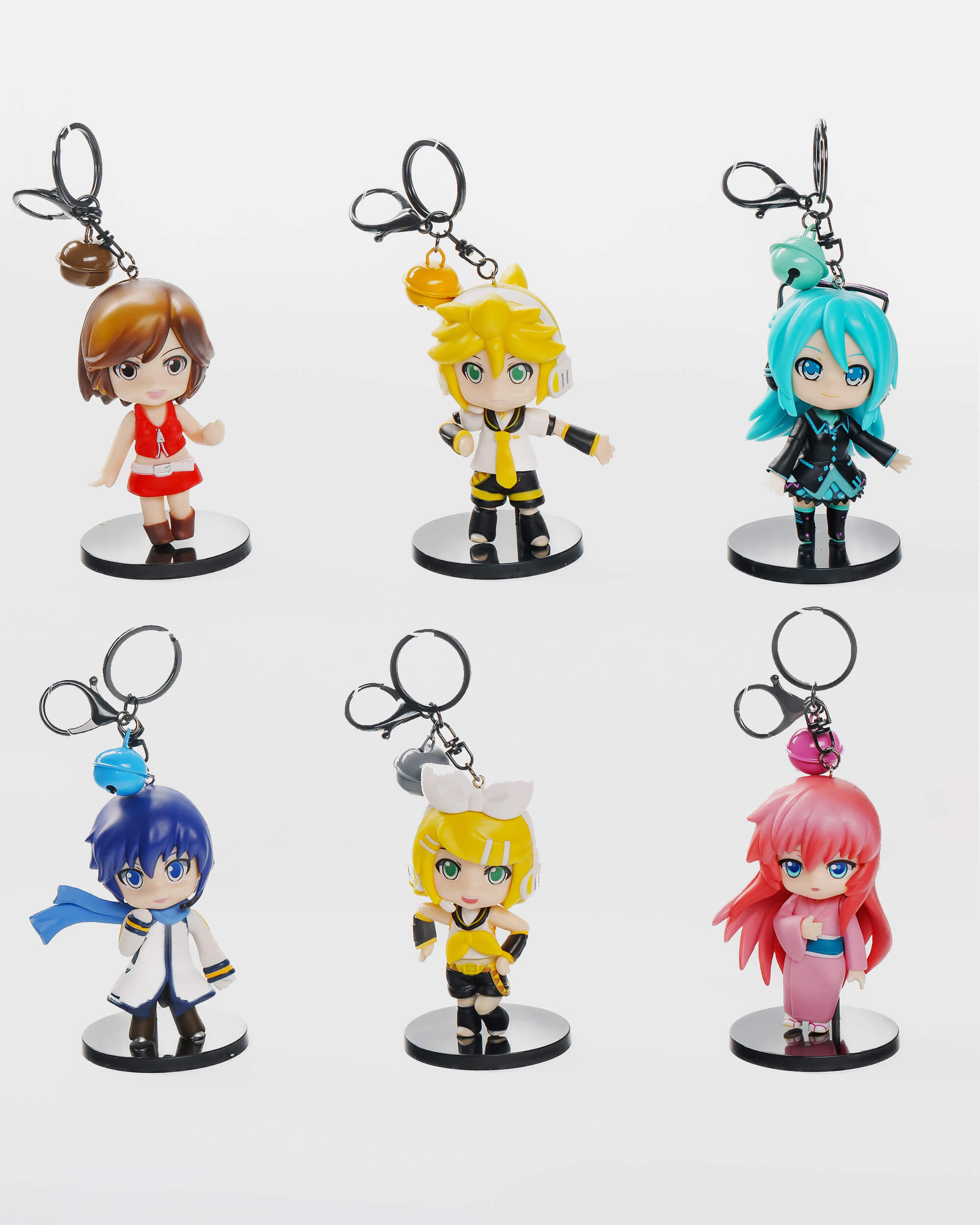 Vocaloid Idol Keychain Set (6 pcs)