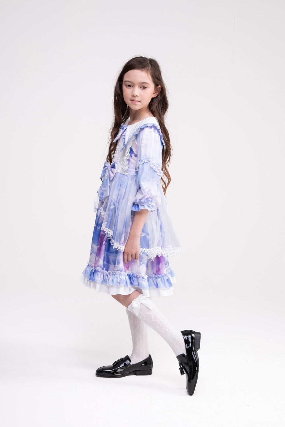 Brianna Printed Ruffled Dress