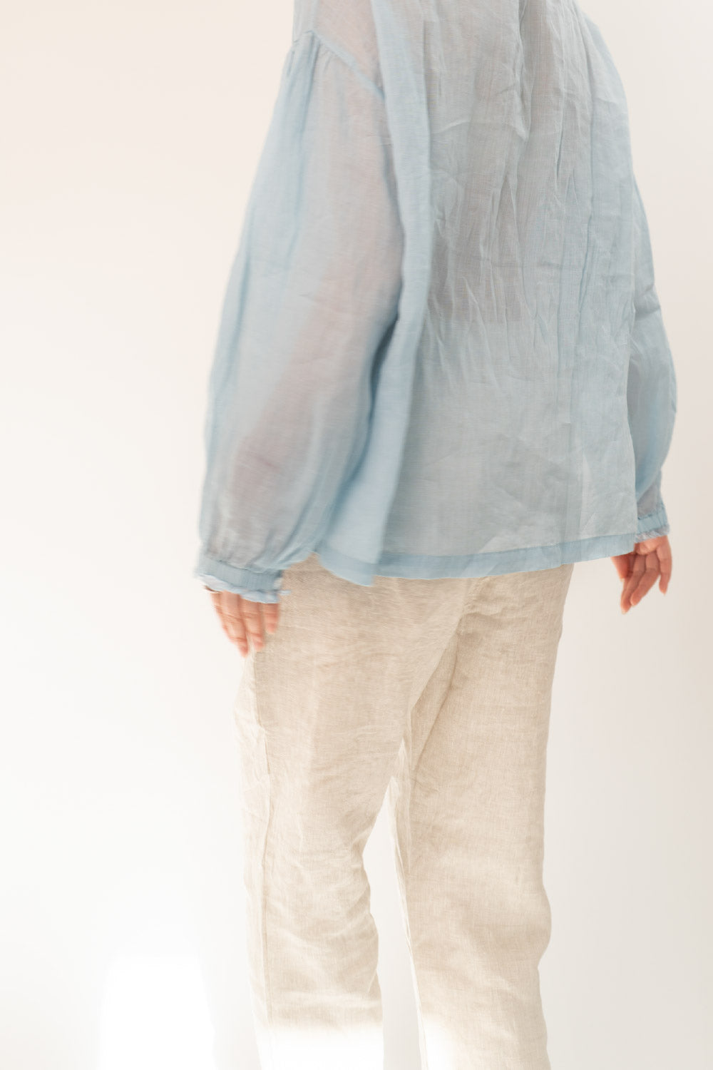 Topaz Linen Pants (Apricot)