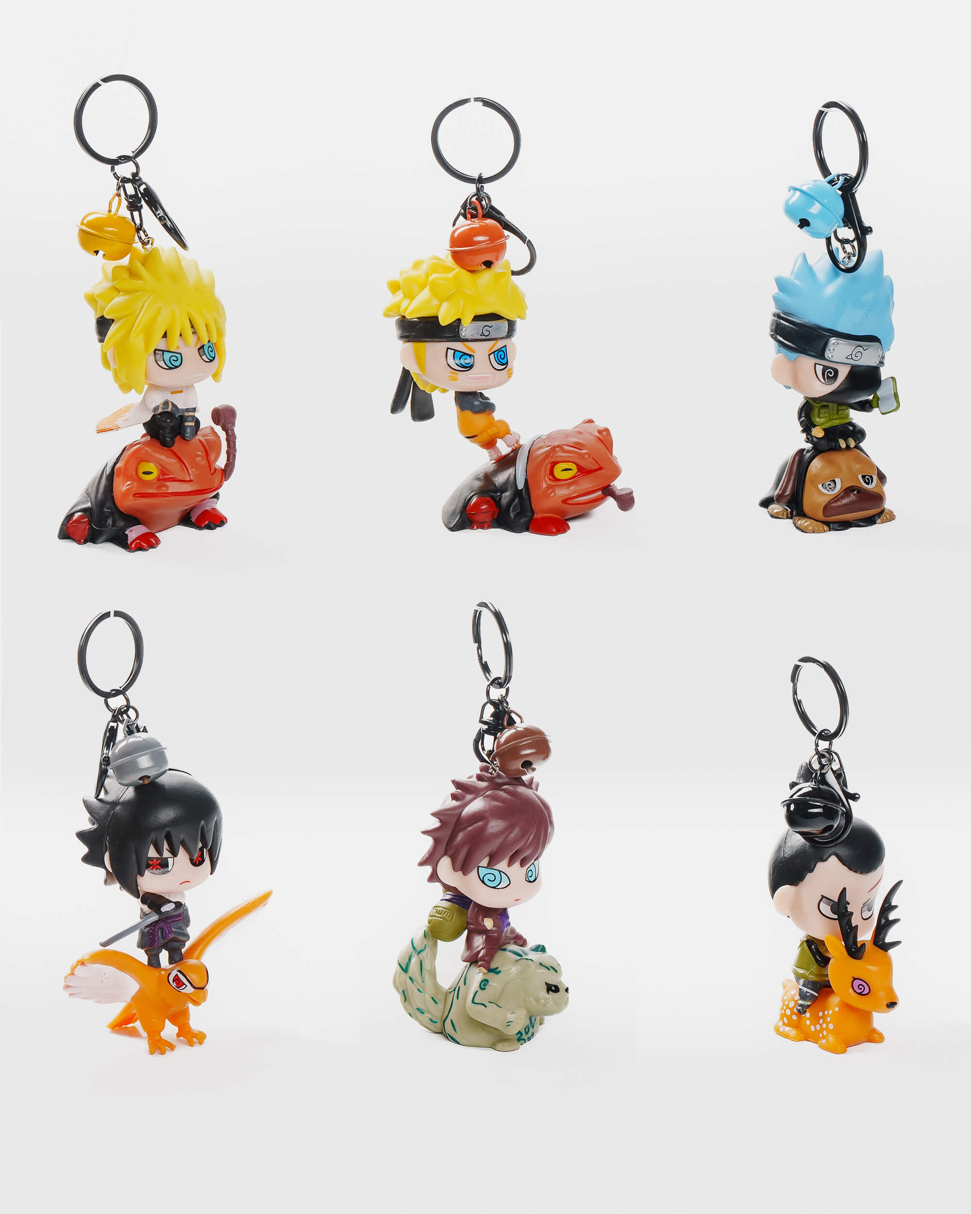 Naruto Summon Beast Keychain Set (6 pcs)