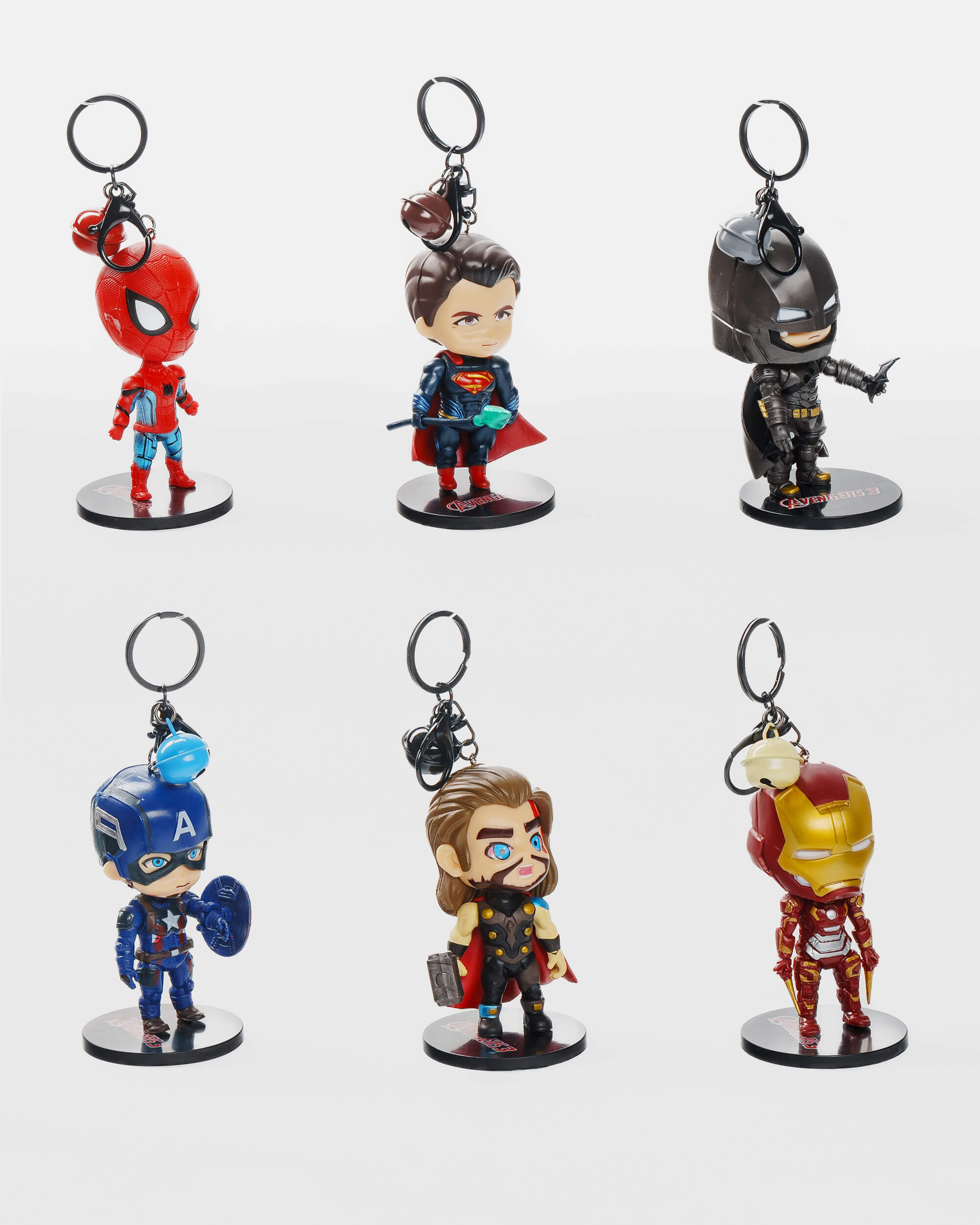 Marvel and DC Super Heroes Set (6 pcs)