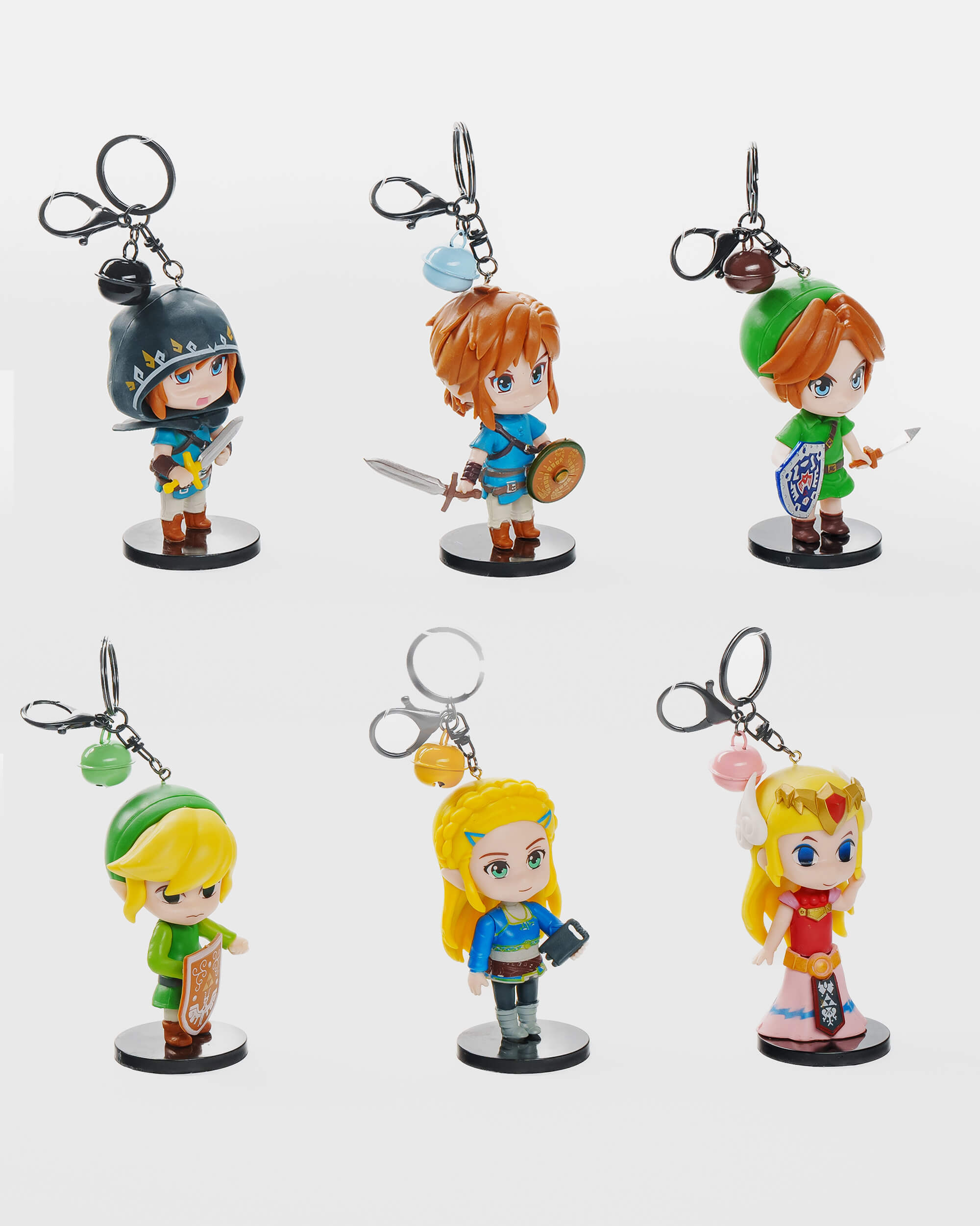 Legend of Zelda Keychain Set (6 pcs)