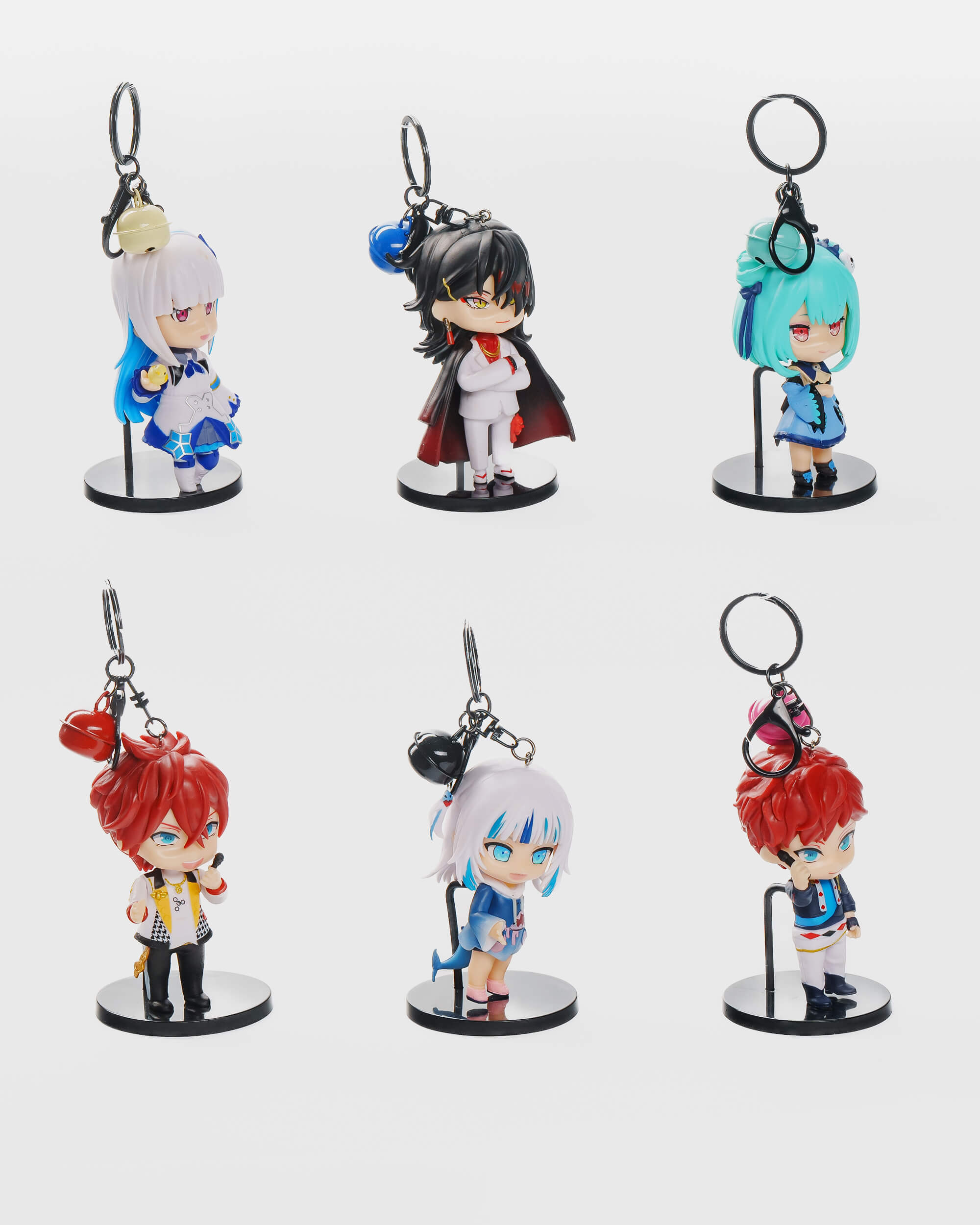 Idol and Fantasy Keychain Set (6 pcs)
