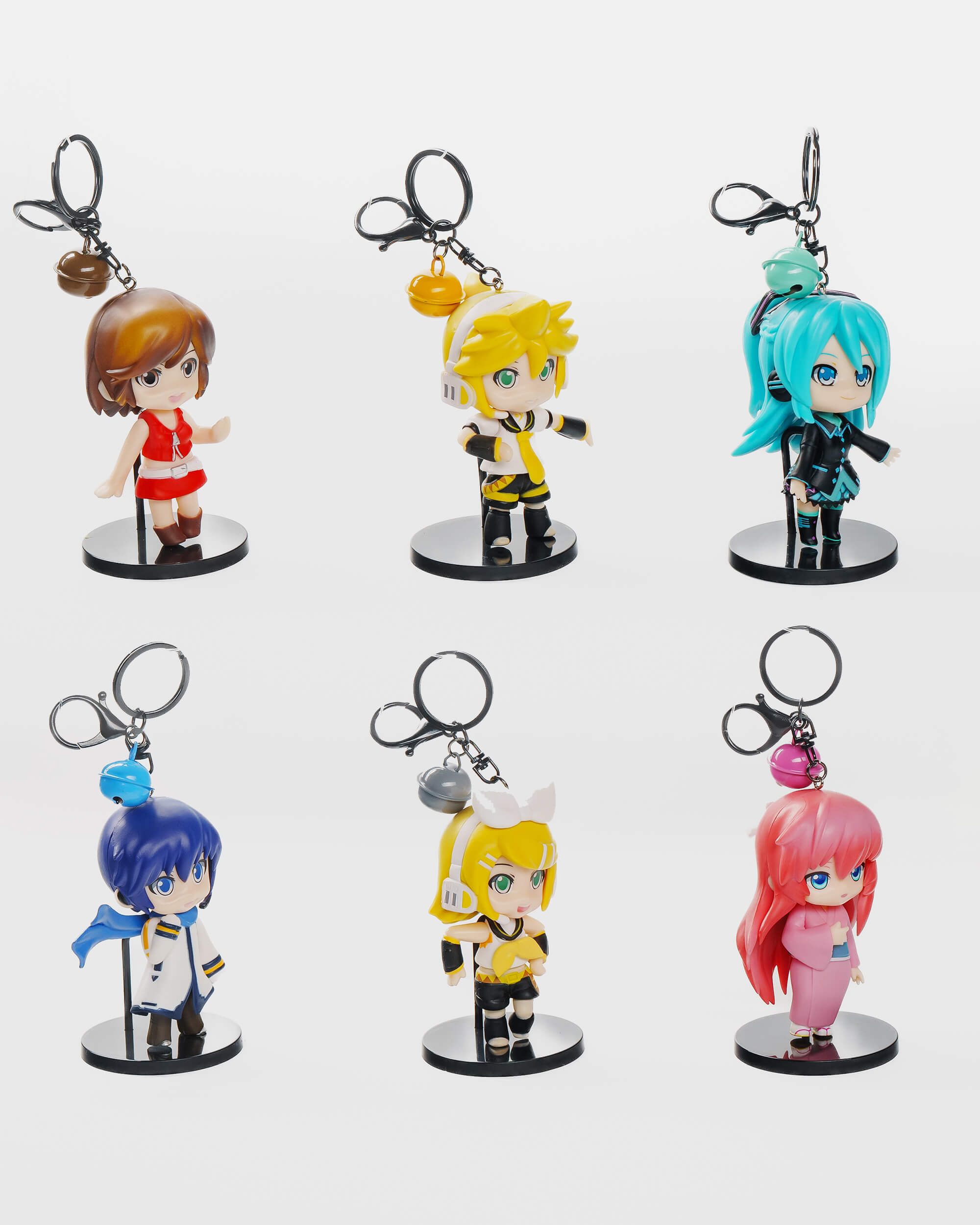 Vocaloid Idol Keychain Set (6 pcs)