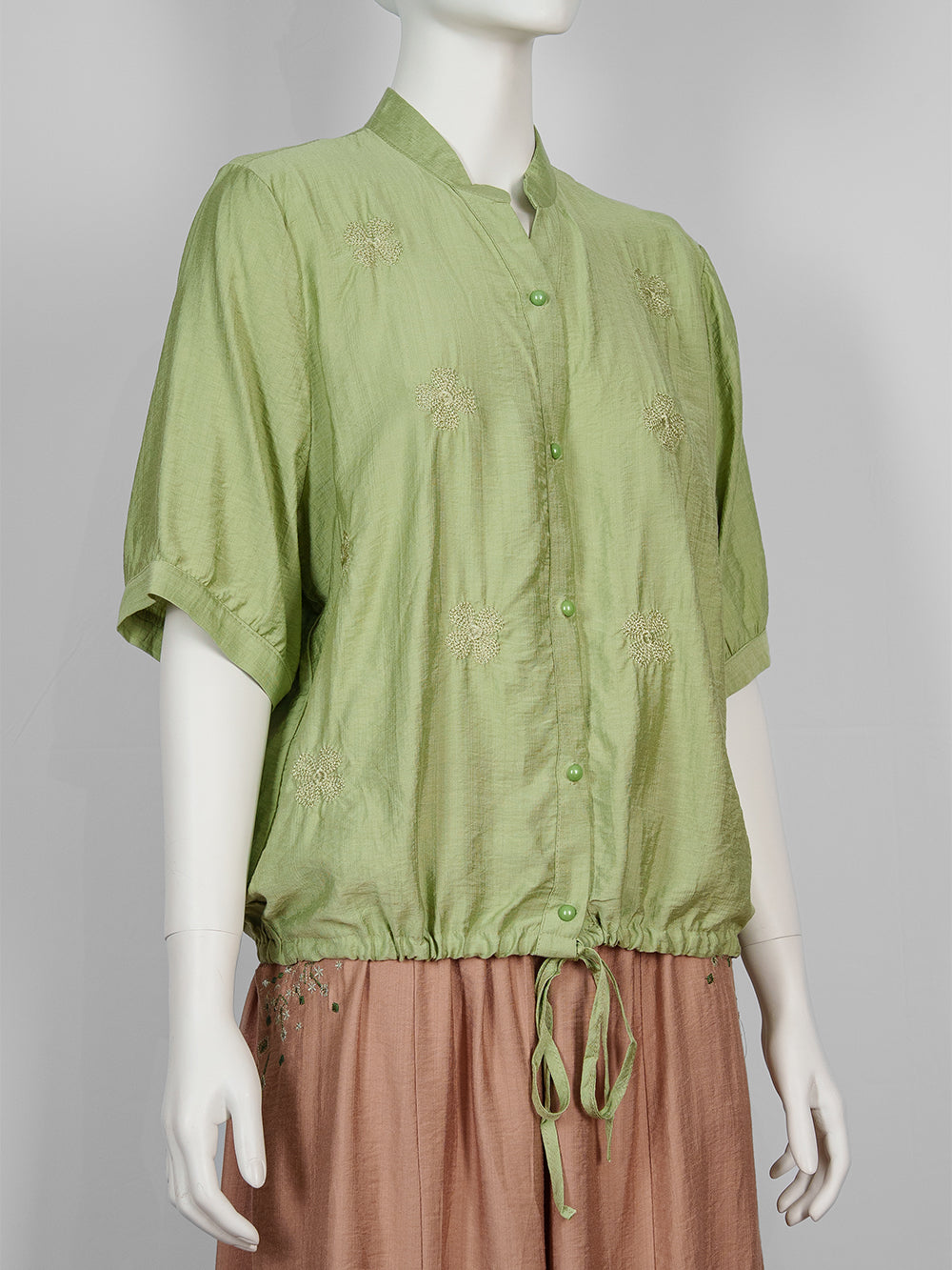 Bloom Dot Embroidered Blouse