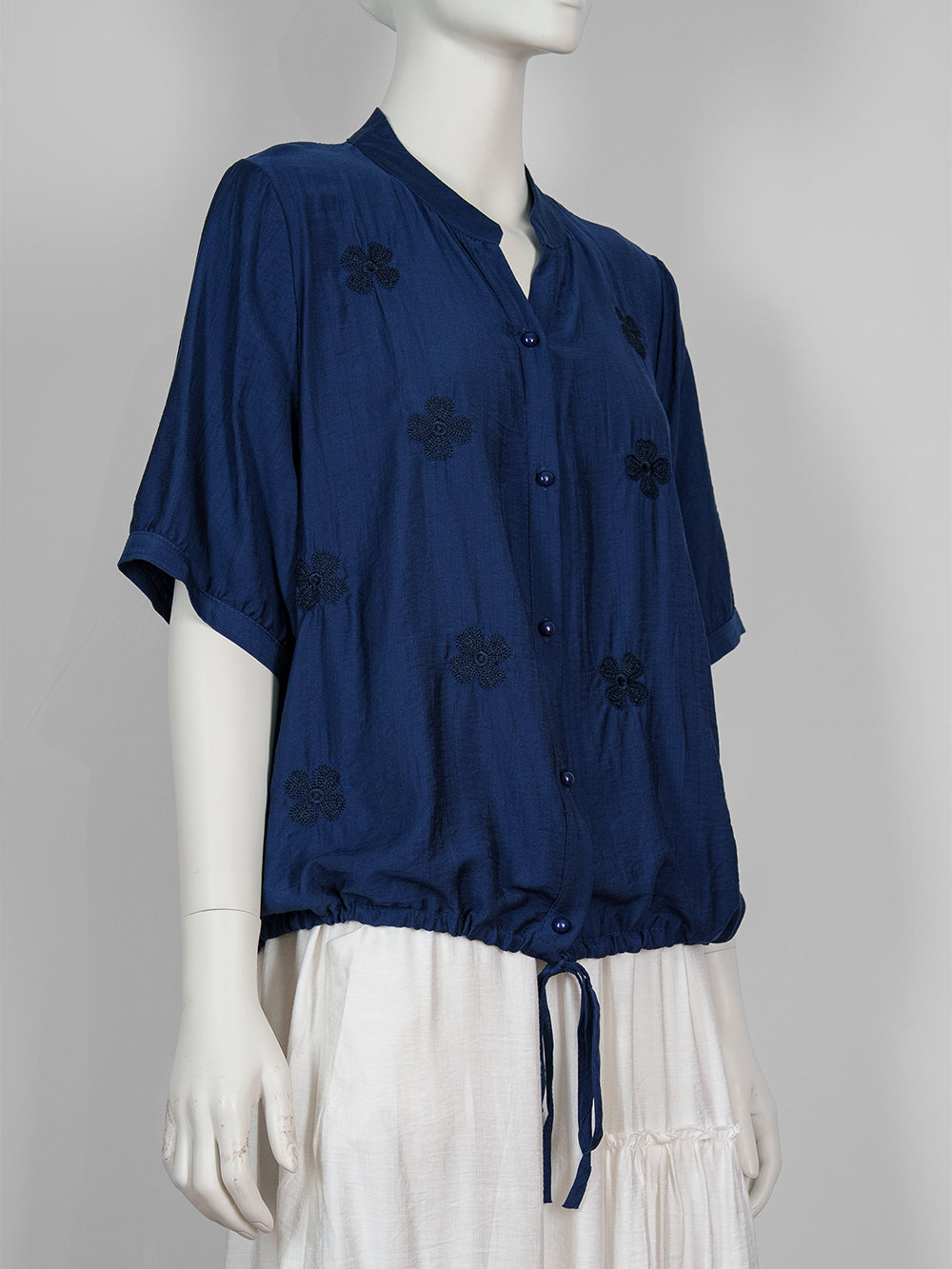 Bloom Dot Embroidered Blouse