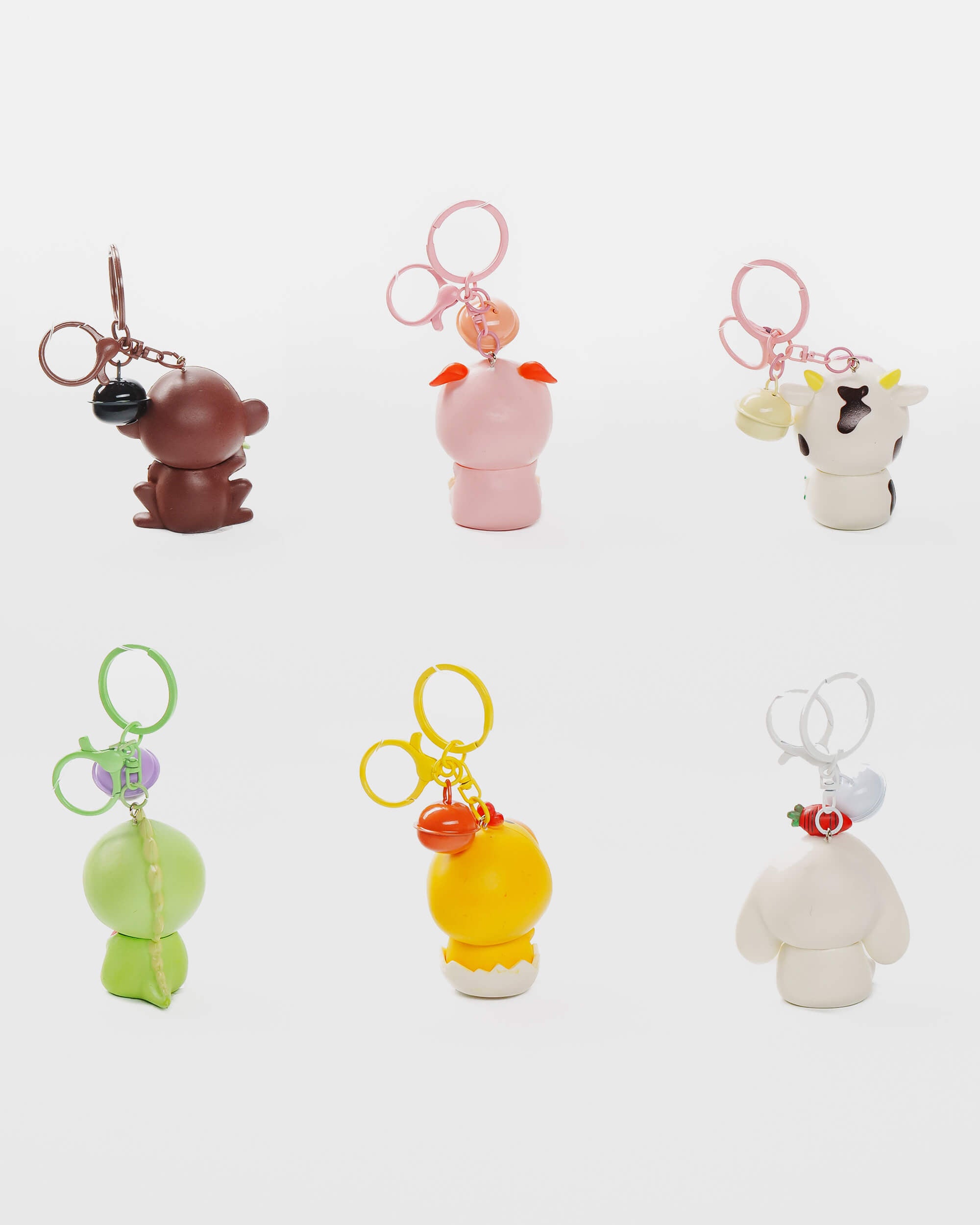 Shinchan Animal Onesie Keychain Set (6 pcs)