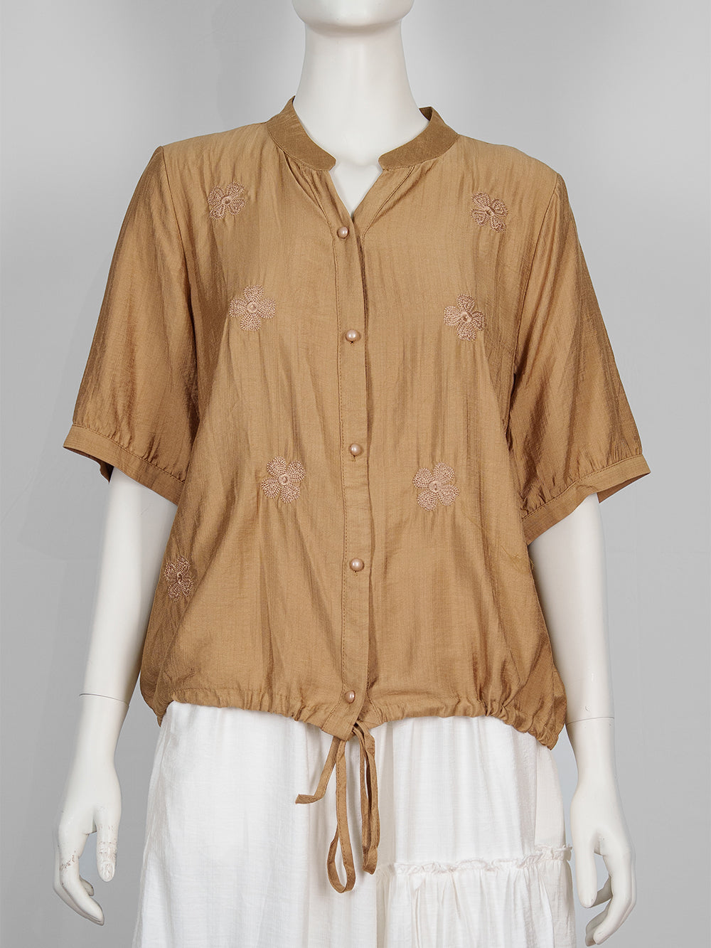 Bloom Dot Embroidered Blouse