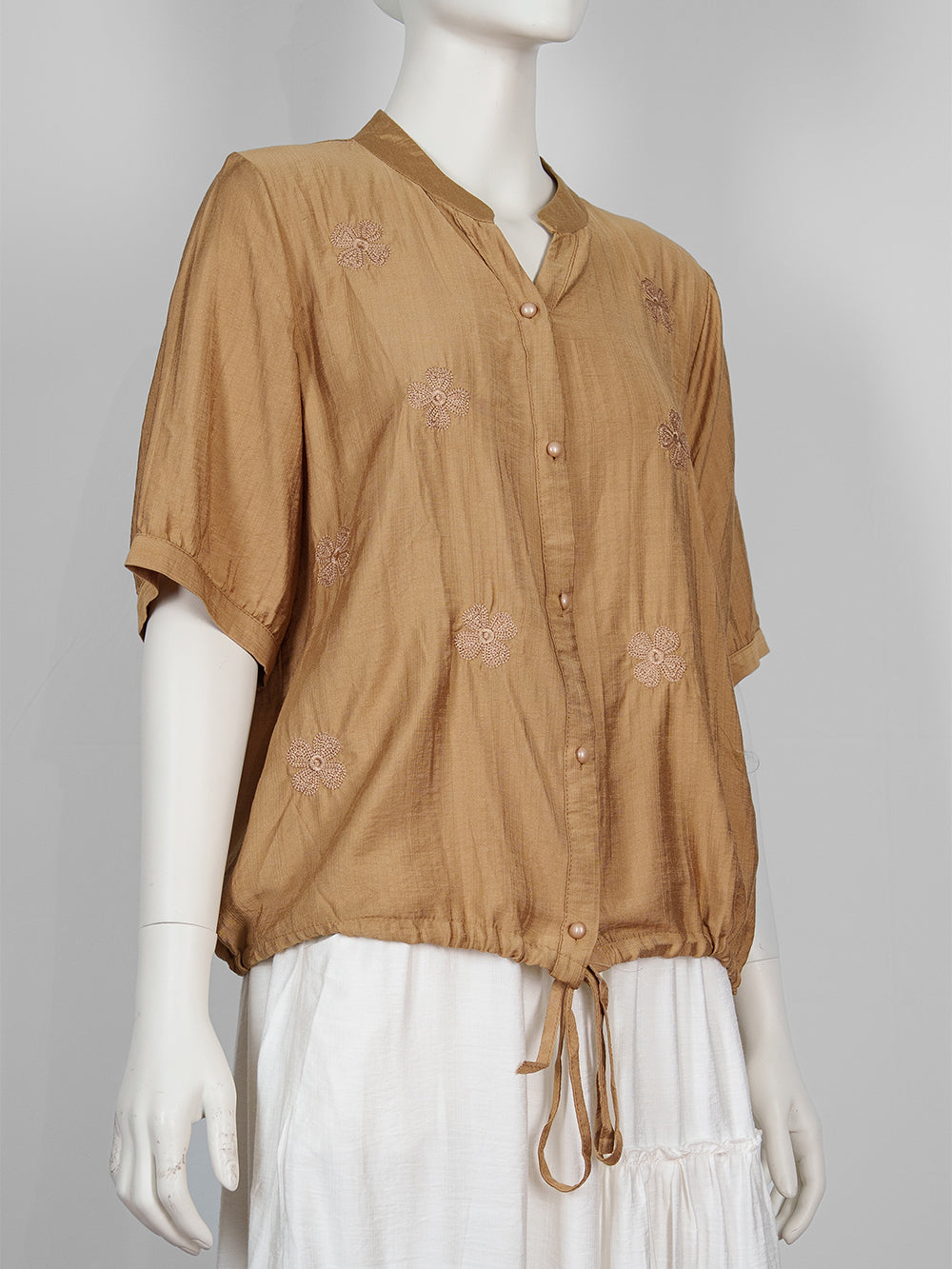 Bloom Dot Embroidered Blouse